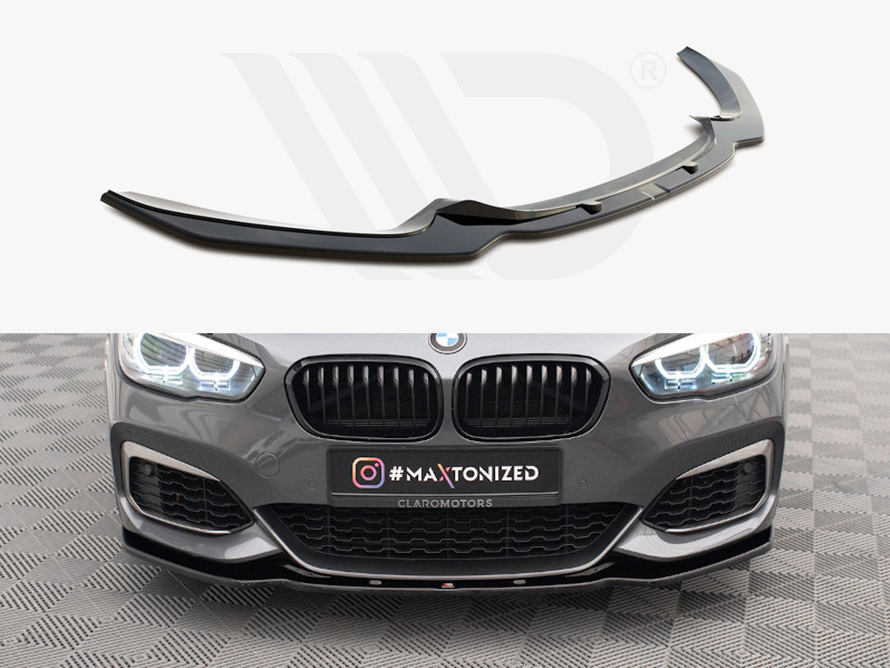 MAXTON DESIGN FRONT SPLITTER V.1 BMW 1 F20/F21 FACELIFT
