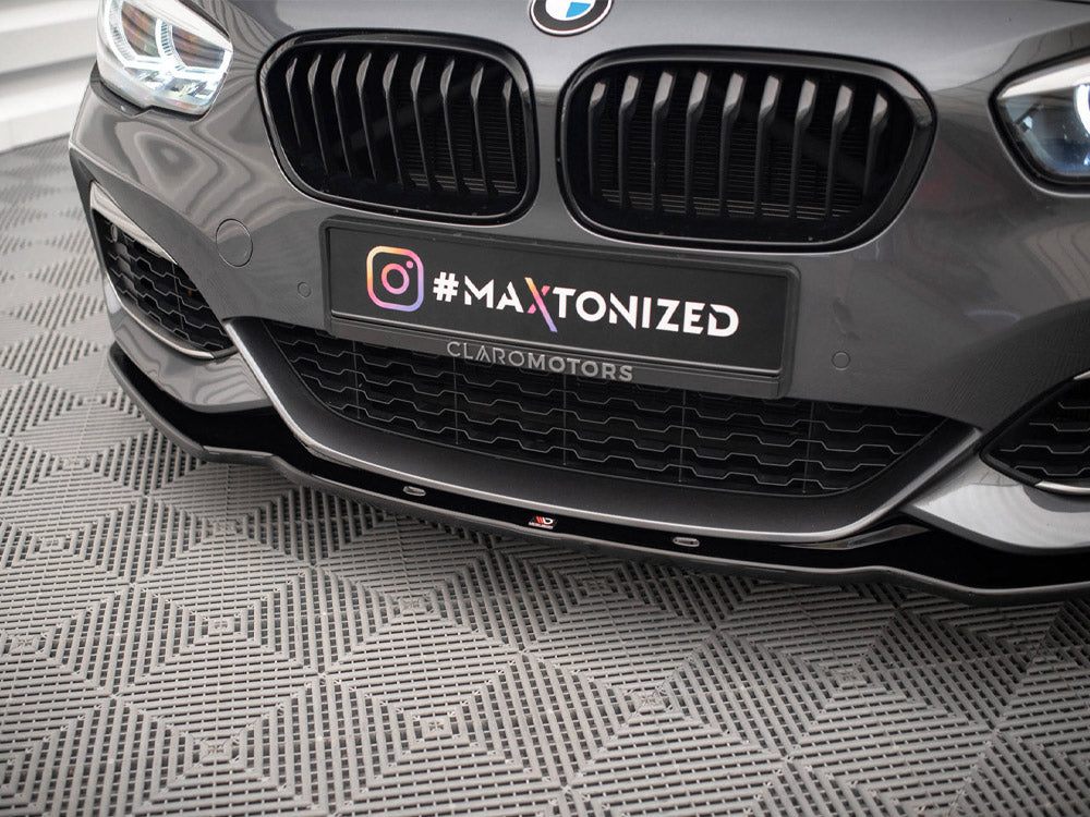 MAXTON DESIGN FRONT SPLITTER V.1 BMW 1 F20/F21 FACELIFT