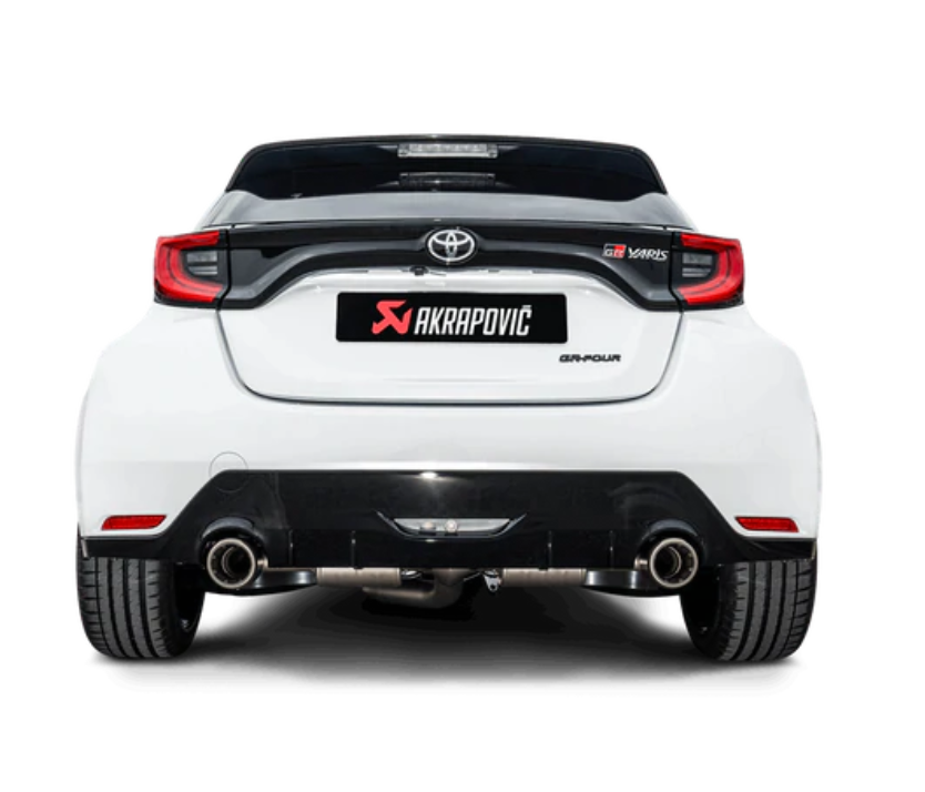 TOYOTA GR YARIS 2021 - AKRAPOVIC SLIP ON RACE LINE (TITANIUM)
