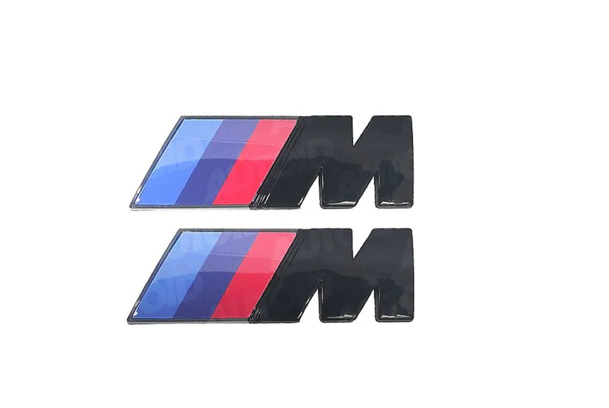 BLACK FENDER BADGE FOR BMW M-SPORT MODELS
