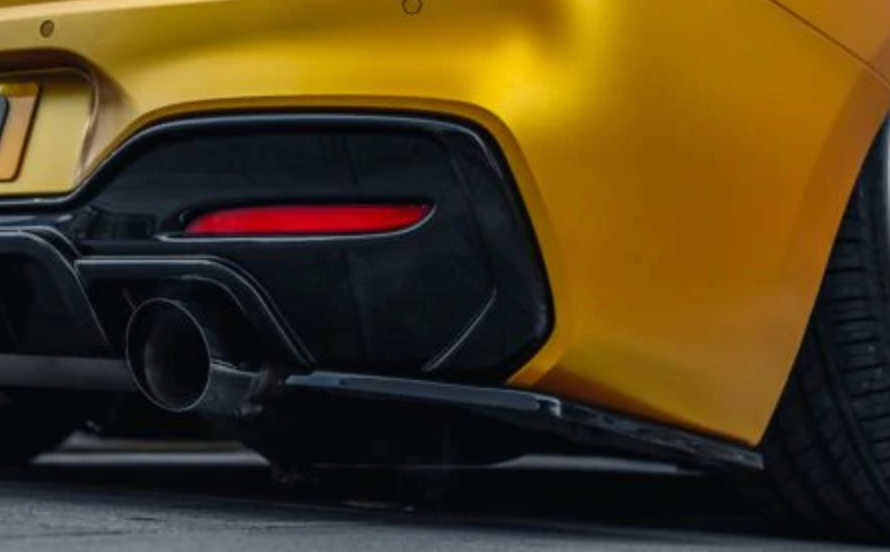 BMW M135I M140I F20 F21 LCI EVO-1 GLOSS BLACK DIFFUSER SIDE SPAT EXTENSIONS BY ZAERO (2015-2019)