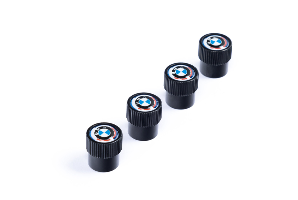 BMW M 50 YEAR ANNIVERSARY HERITAGE VALVE CAPS