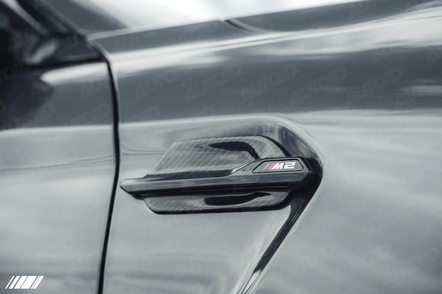 CARBON FIBRE SIDE FENDER TRIM FOR BMW M2 & M2 COMPETITION (2015-2021, F87)
