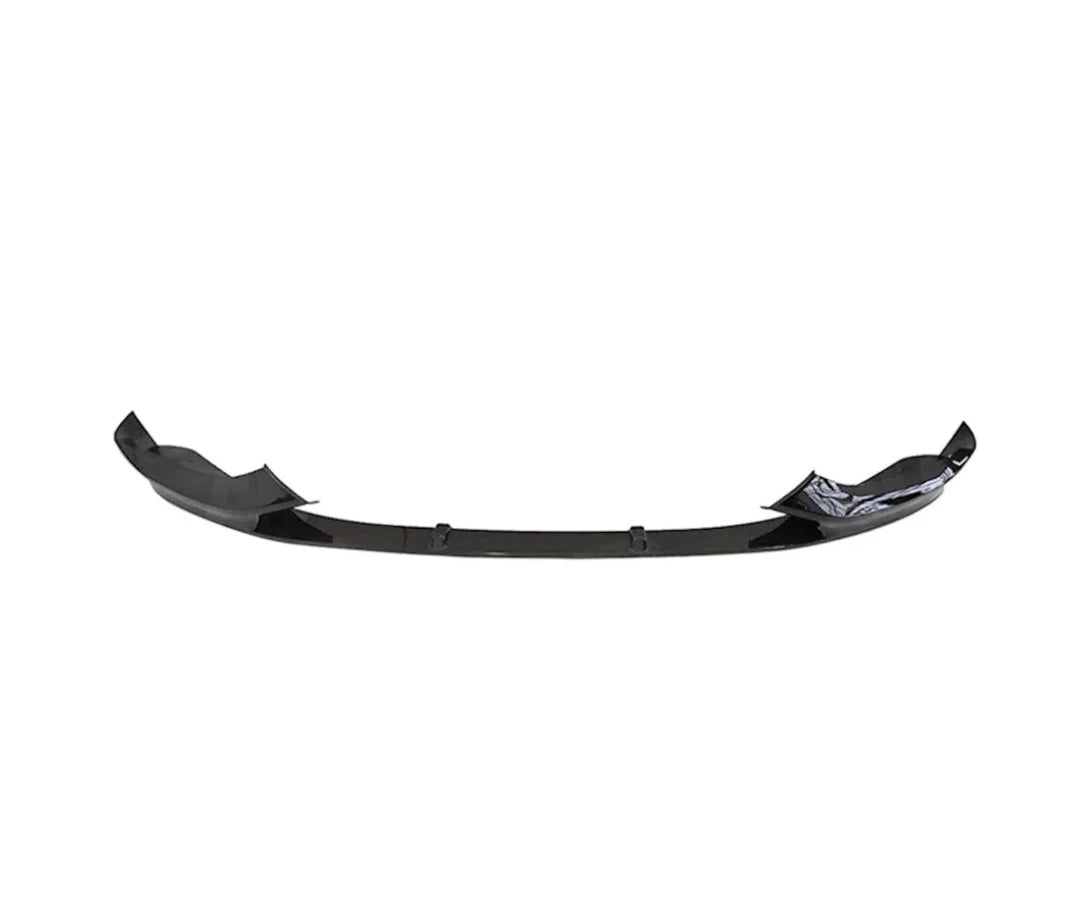 GLOSS BLACK PERFORMANCE FRONT SPLITTER FOR BMW 1 SERIES, M135I & M140I (2015-2019 LCI, F20 F21)