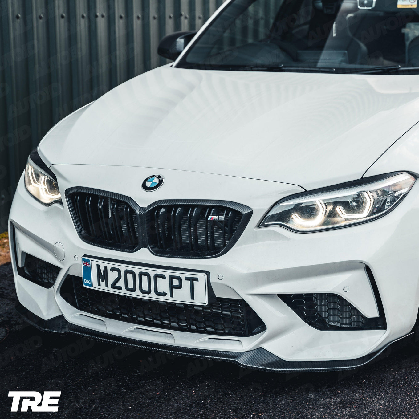 TRE PRE-PREG CARBON FIBRE CS FRONT SPLITTER FOR BMW M2 COMPETITION (2018-2021, F87)