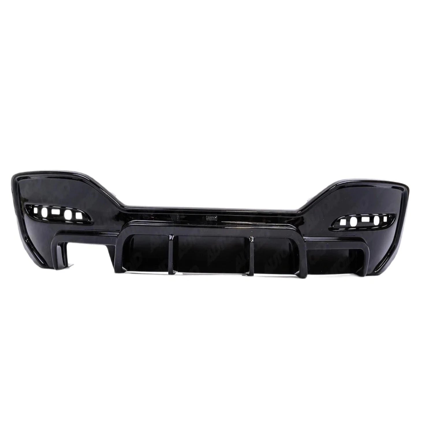 BMW 1 SERIES M SPORT F20 F21 LCI SINGLE EXIT (118I 120I 120D 125I) EVO-1 GLOSS BLACK REAR DIFFUSER BY ZAERO (2015-2019)