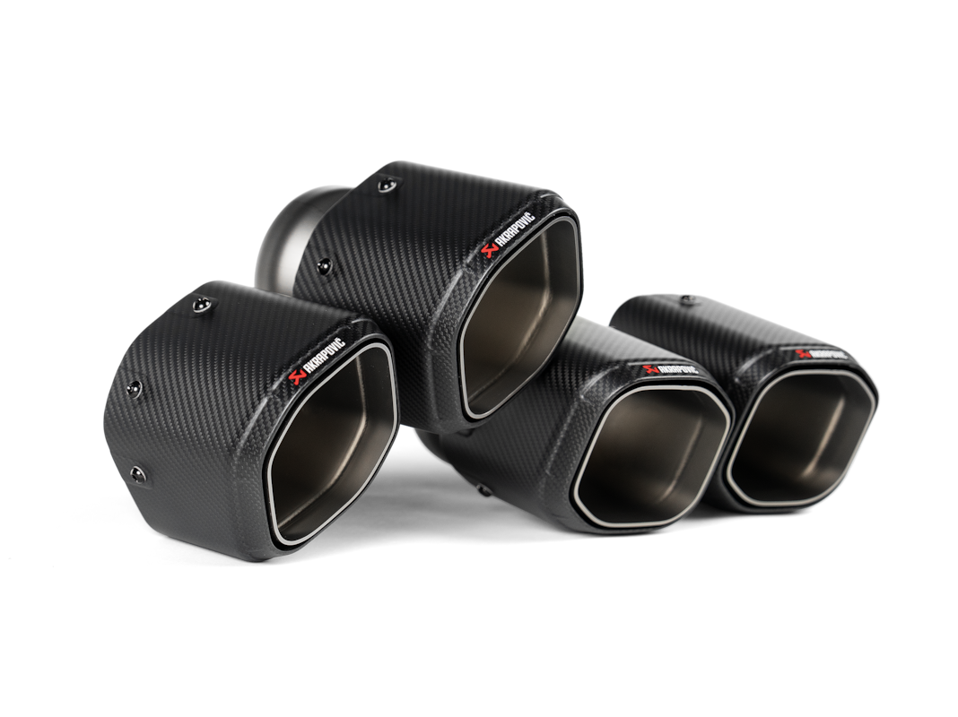 Akrapovic Tail Pipe Set (Carbon) Hexagonal for BMW M5 (G90 / G99)