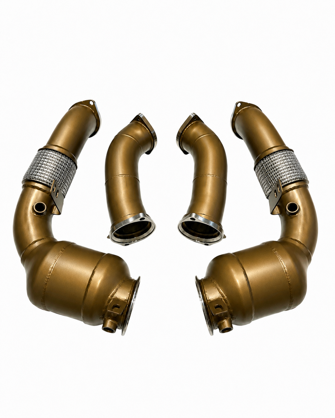 SLN S68 200-Cell Ceramic-Coated Sports Cat Downpipes – BMW G90 M5 & G99 M5 Touring