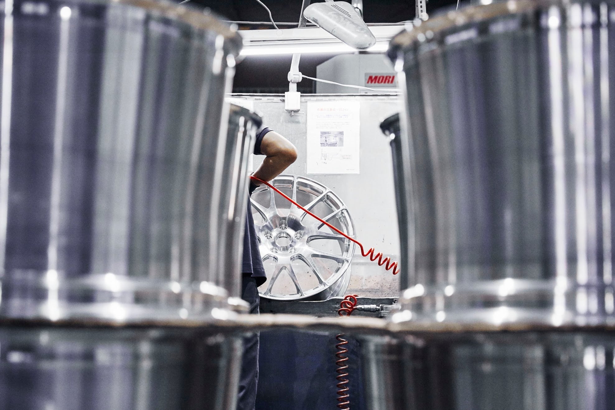 TWS forged wheel production facility and finishing process