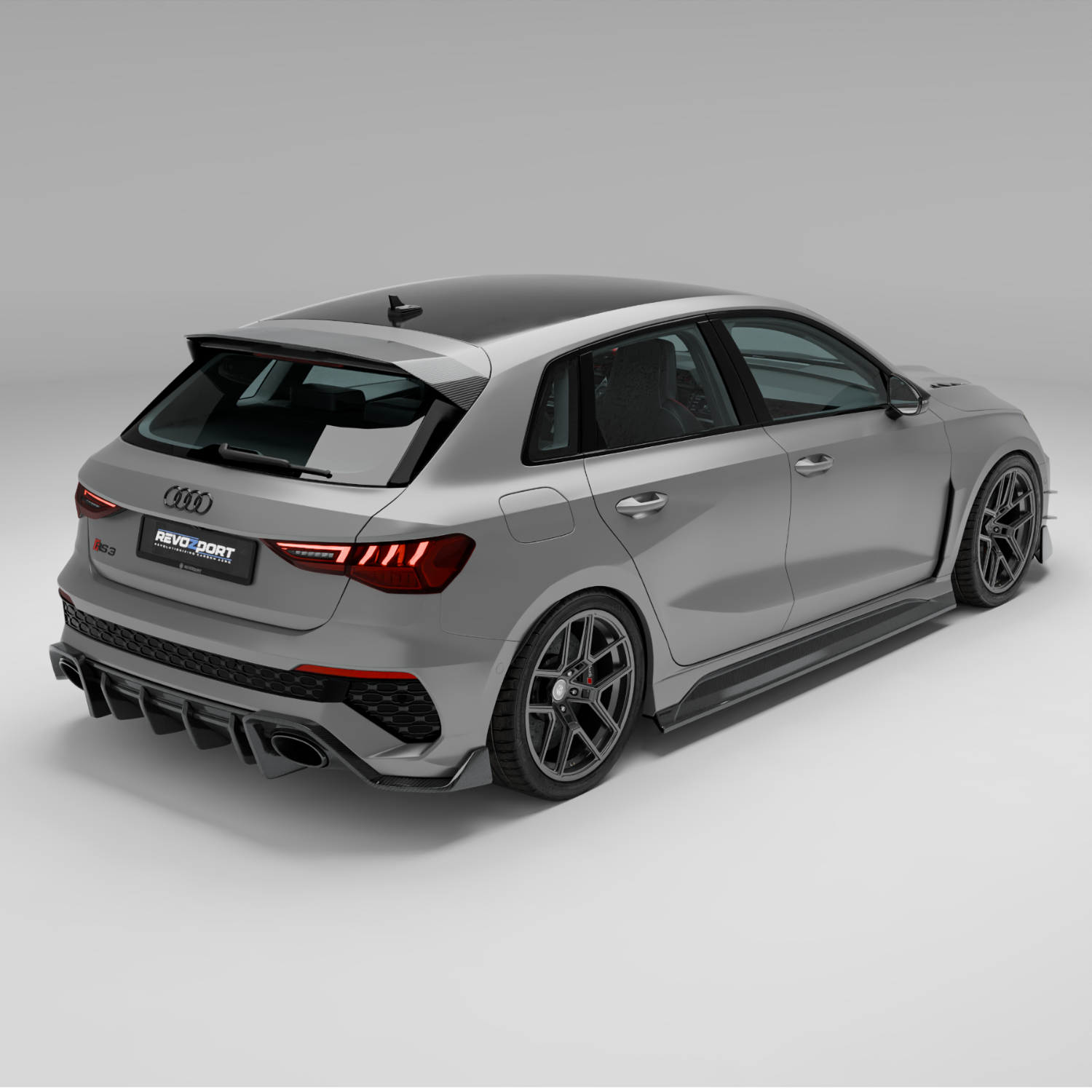Audi RS3 8Y Sportback Carbon Fiber Roof Spoiler