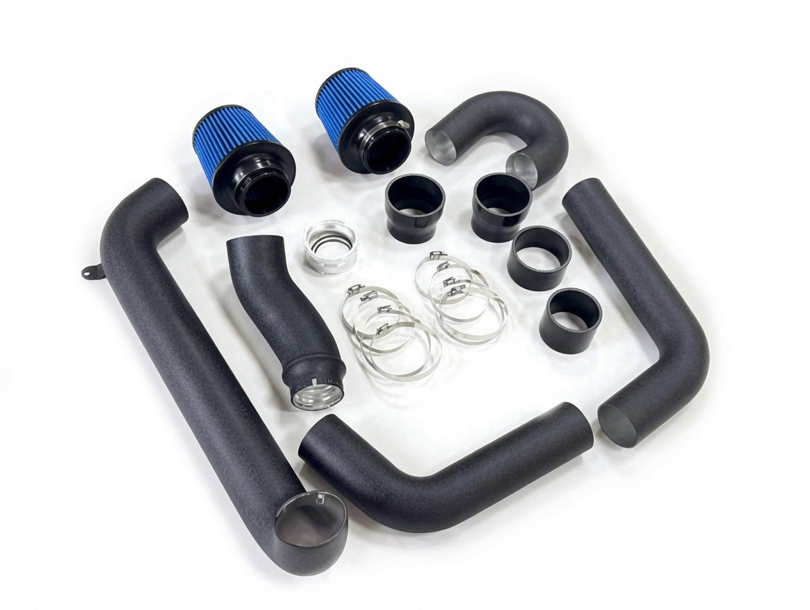 SLN S58 Front-Mount Intake – BMW G87 M2 RWD Only, G80/G81 M3 & G82/G83 M4 (Blue Filters)