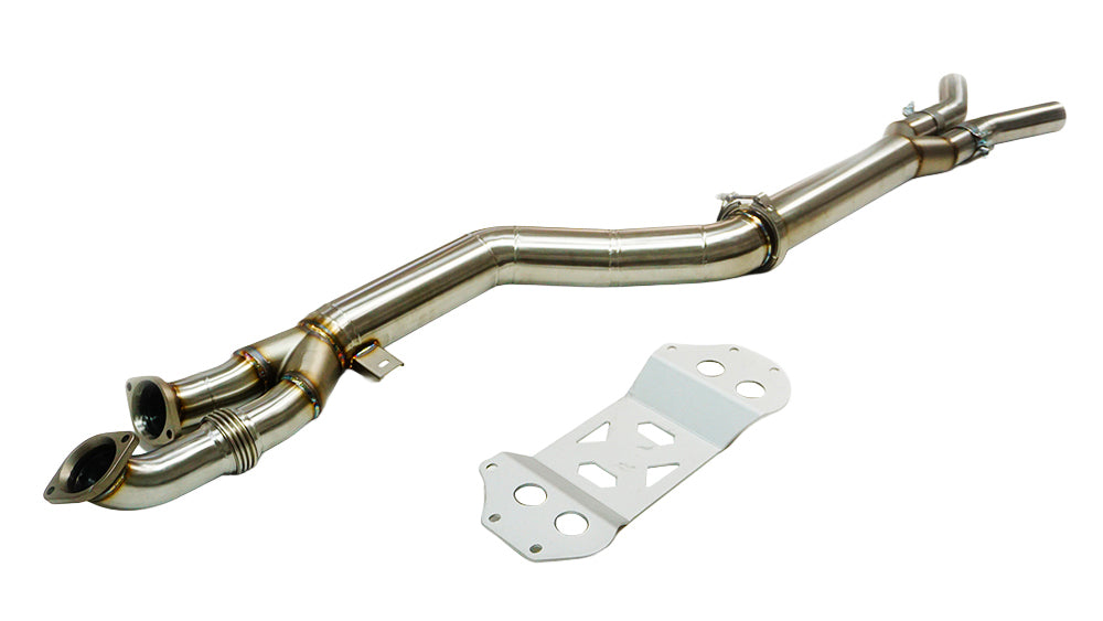 SLN S58 4.0" Titanium Single Midpipe – BMW G80/G81 M3 & G82/G83 M4