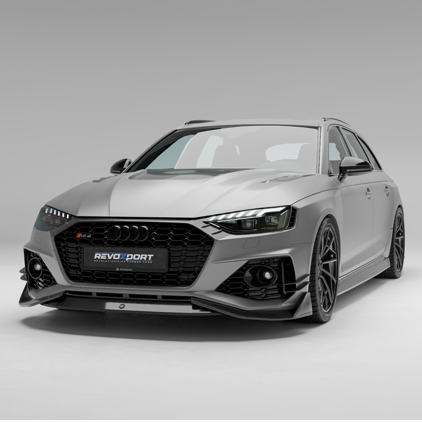 Audi RS4 B9.5 Facelift Carbon Fiber Front Lip
