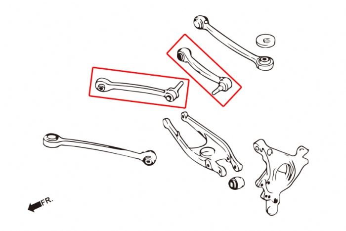 Hardrace Rear Camber Arm for BMW F8 G8x M2, M3 and M4 7733