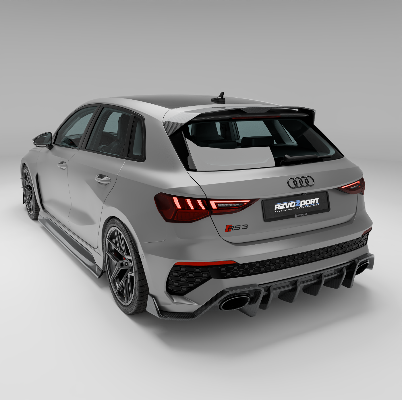Audi RS3 8Y Sportback Carbon Fiber Roof Spoiler