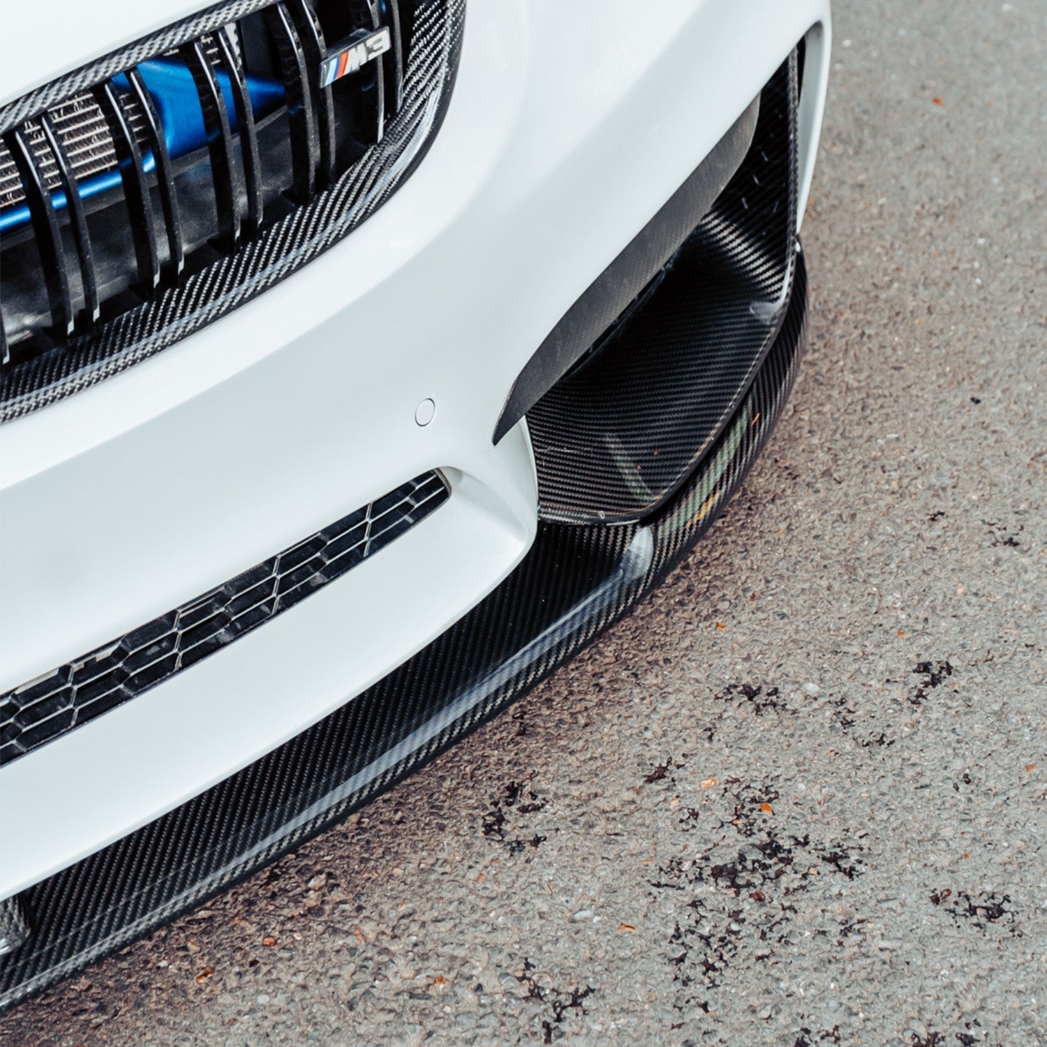 BMW F80 M3 & F82/F83 M4 Pre Preg Carbon Fibre Performance Style Front Splitter