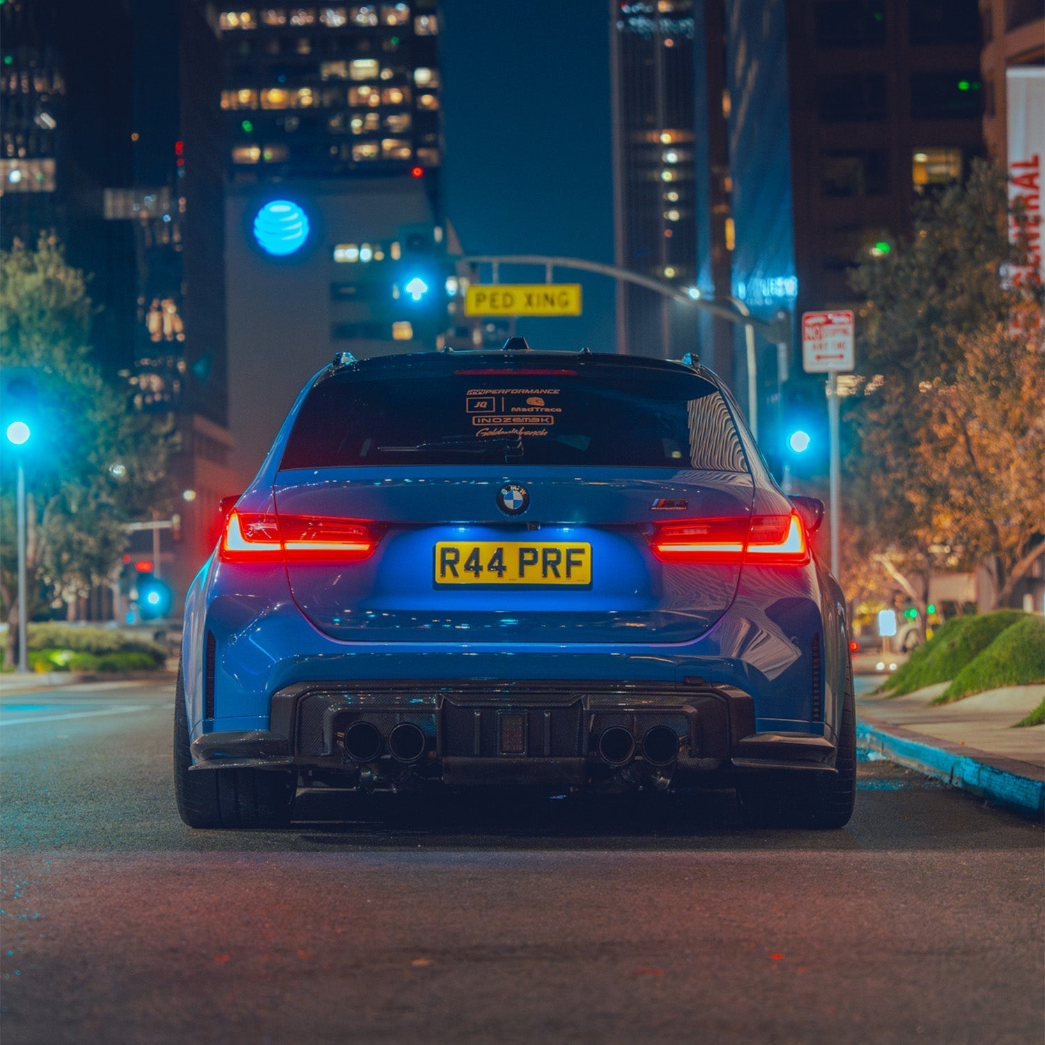 BMW G80/G81 M3 & G82/G83 M4 DF1 Pre Preg Carbon Fibre LED Rear Diffuser