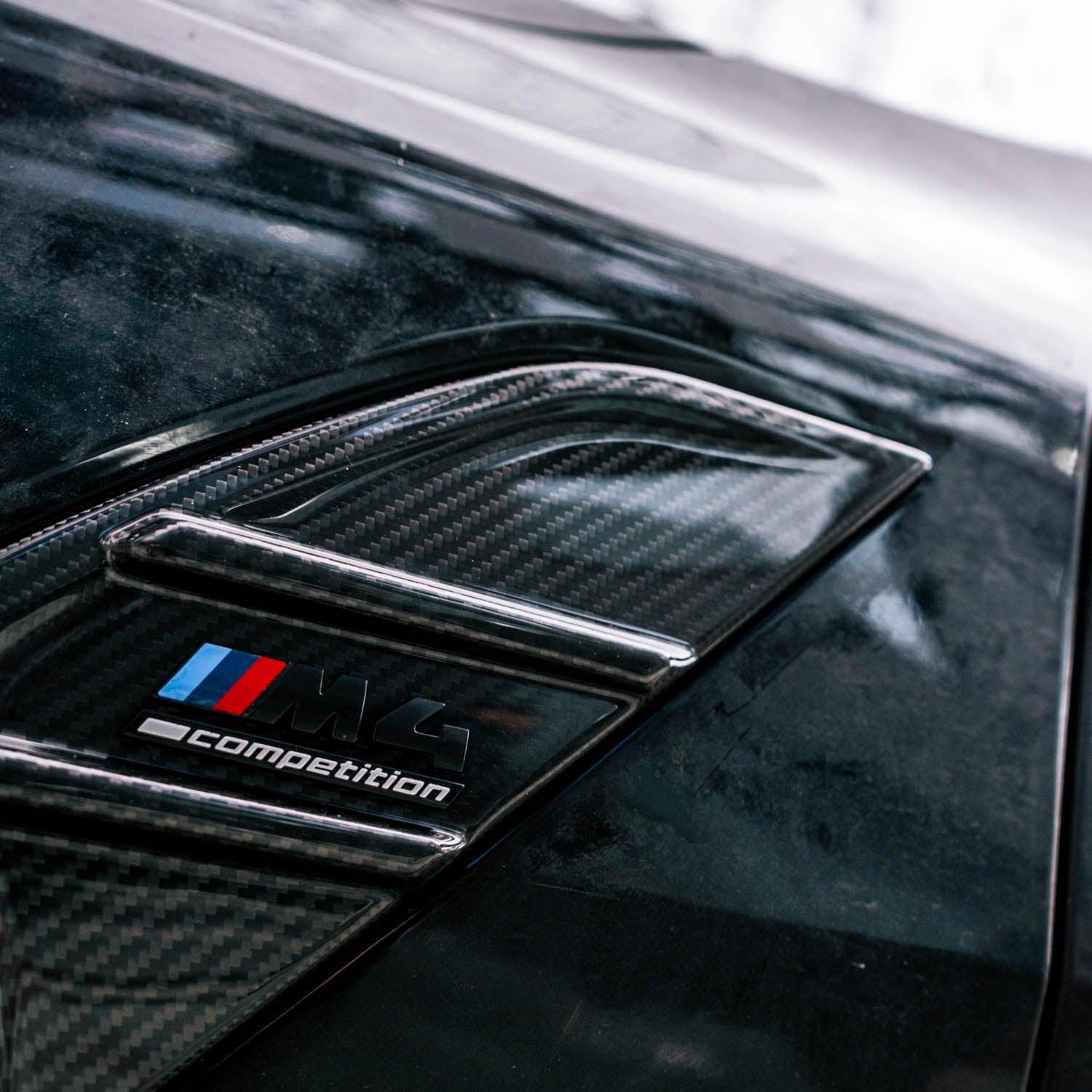 BMW G82 & G83 M4 Pre Preg Carbon Fibre Full Replacement Side Badges
