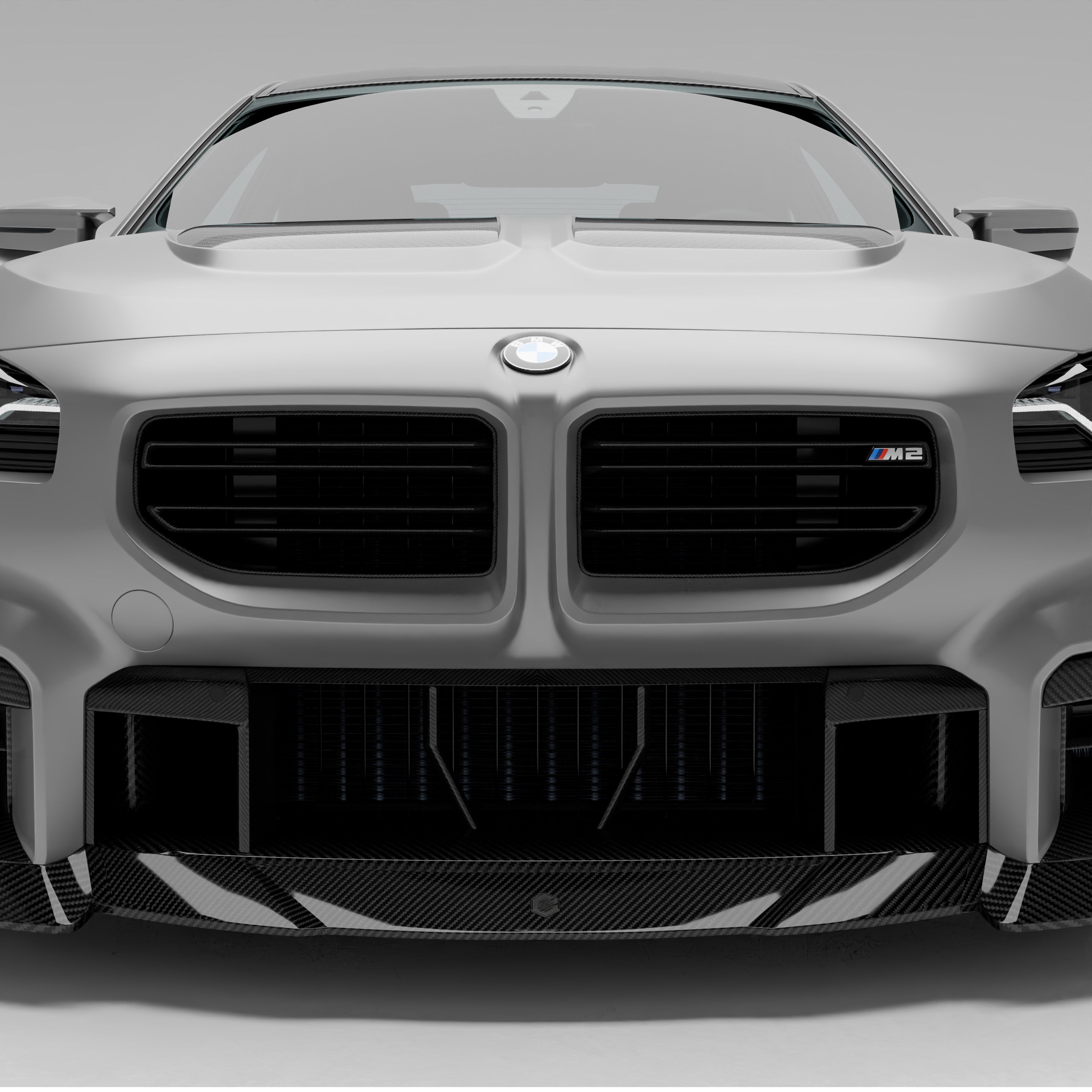 BMW M2 G87 Carbon Fiber Front Trim - Revozport