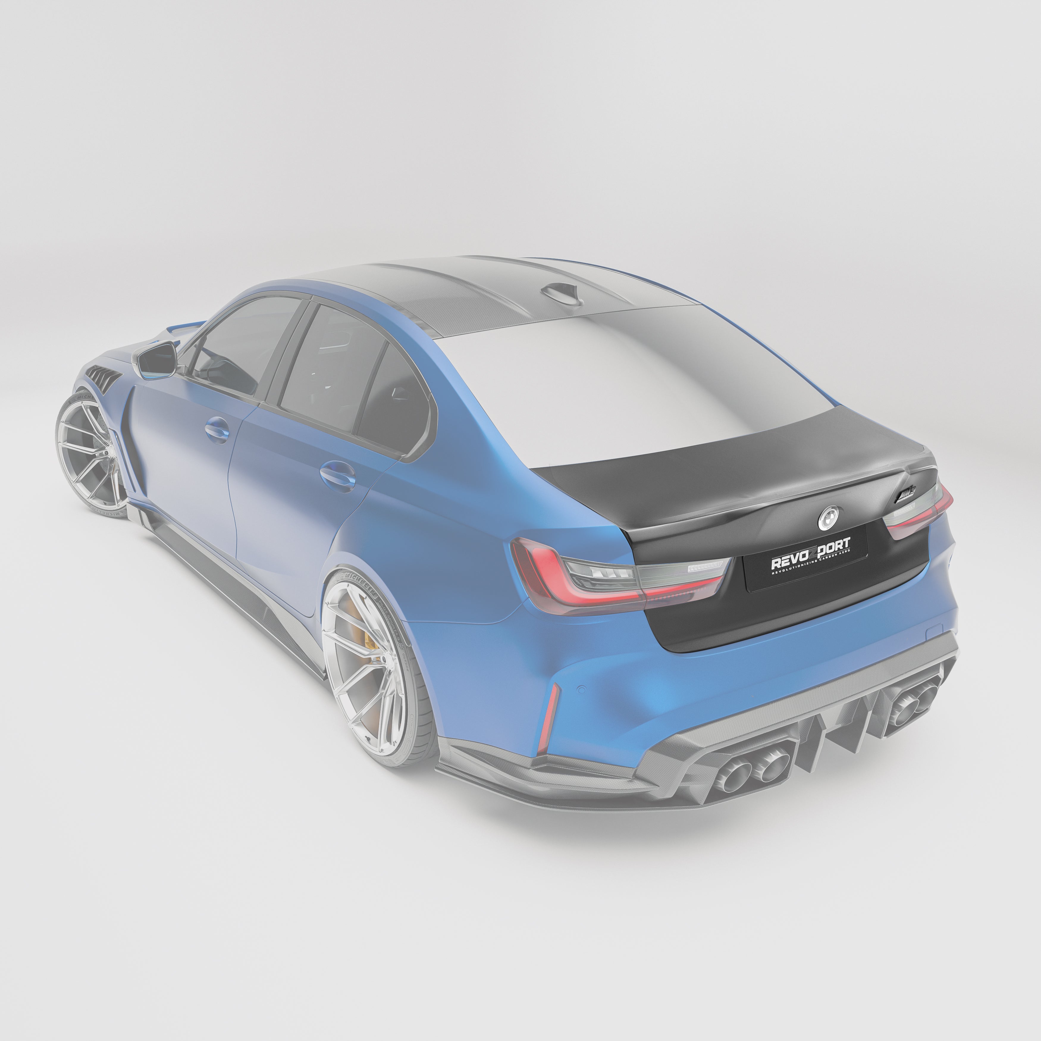 BMW M3 G80 Carbon Fiber Rear Trunk - Revozport