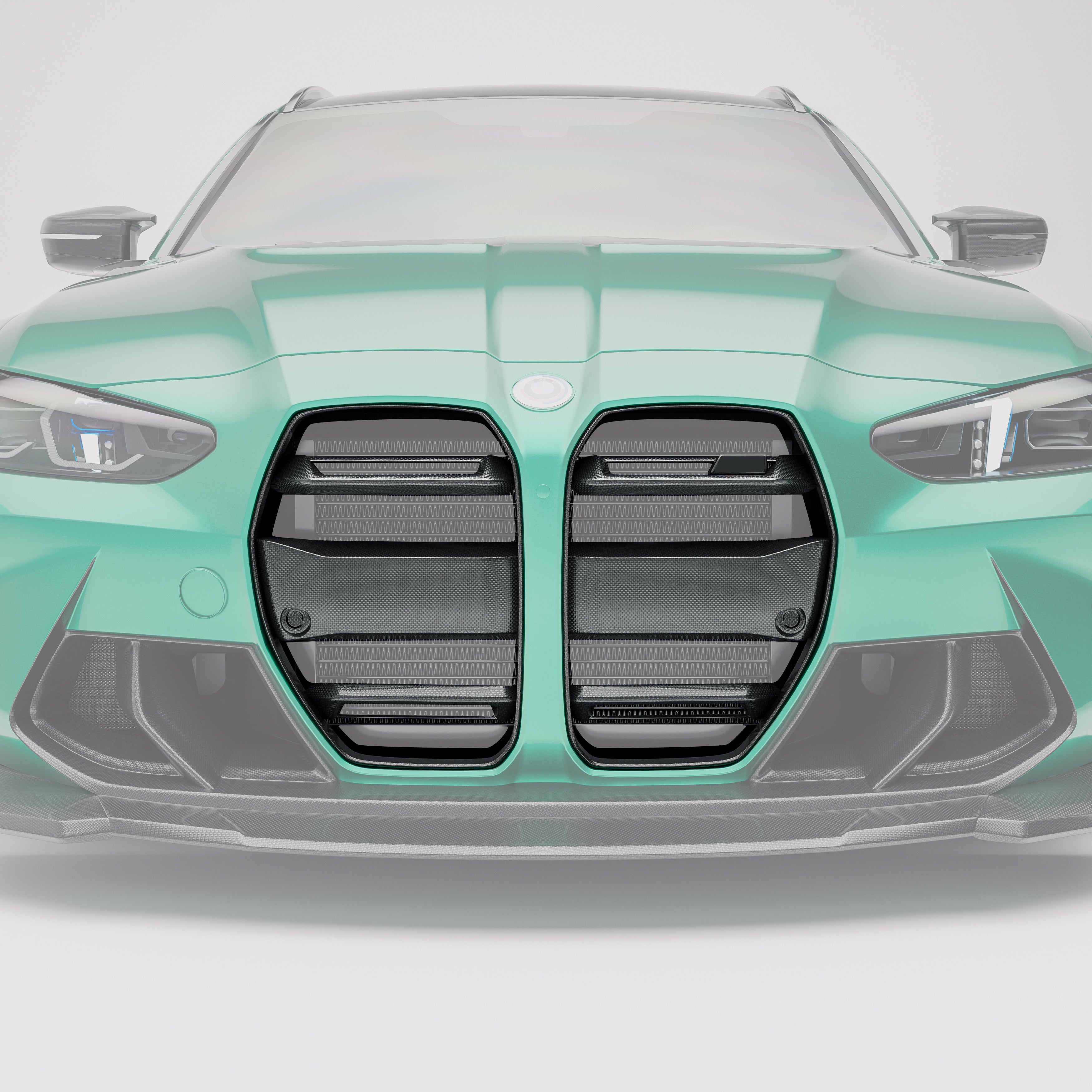BMW M3 G81 Carbon Fiber Front Grill ( without ACC) - Revozport