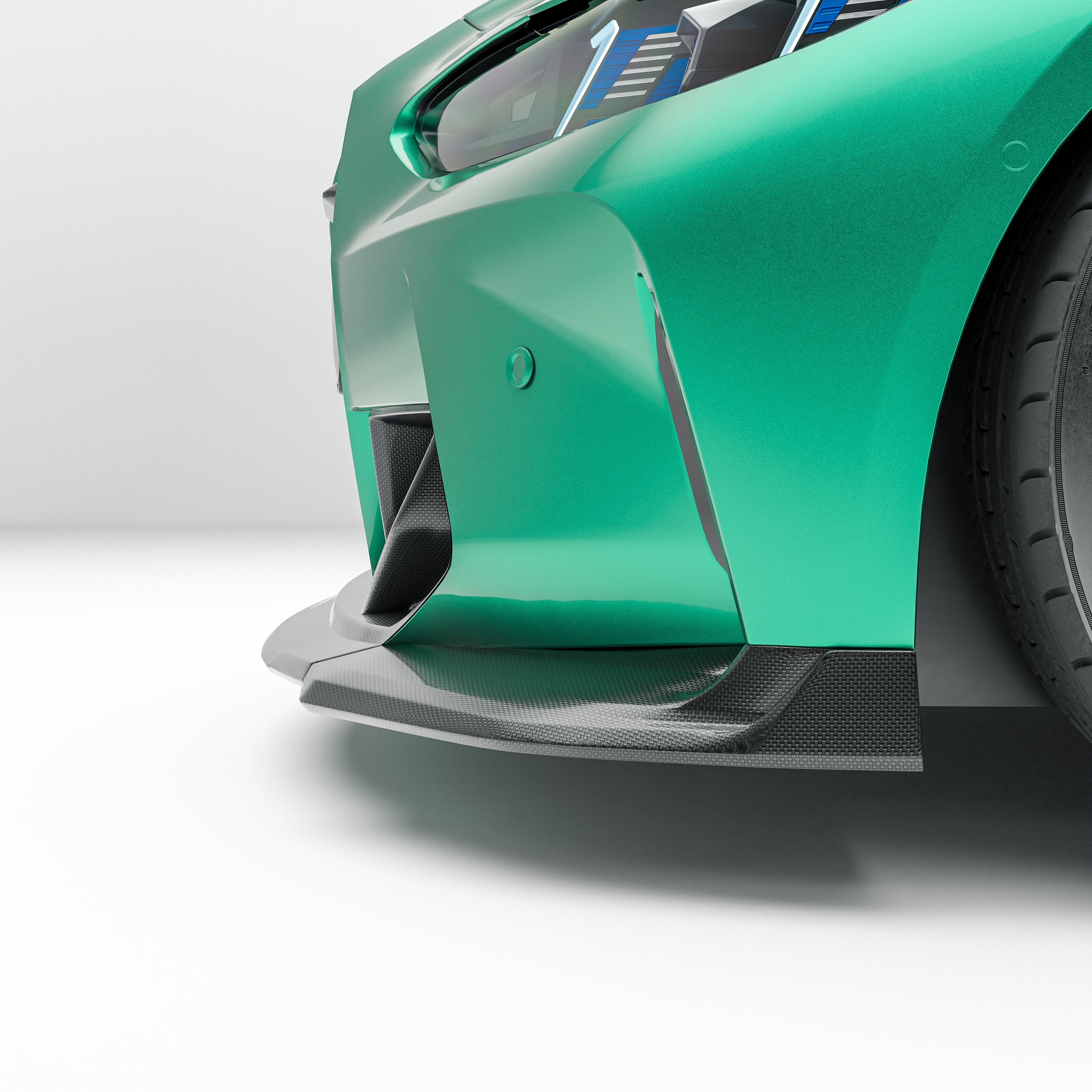 BMW M3 G81 Carbon Fiber Front Lip - Revozport