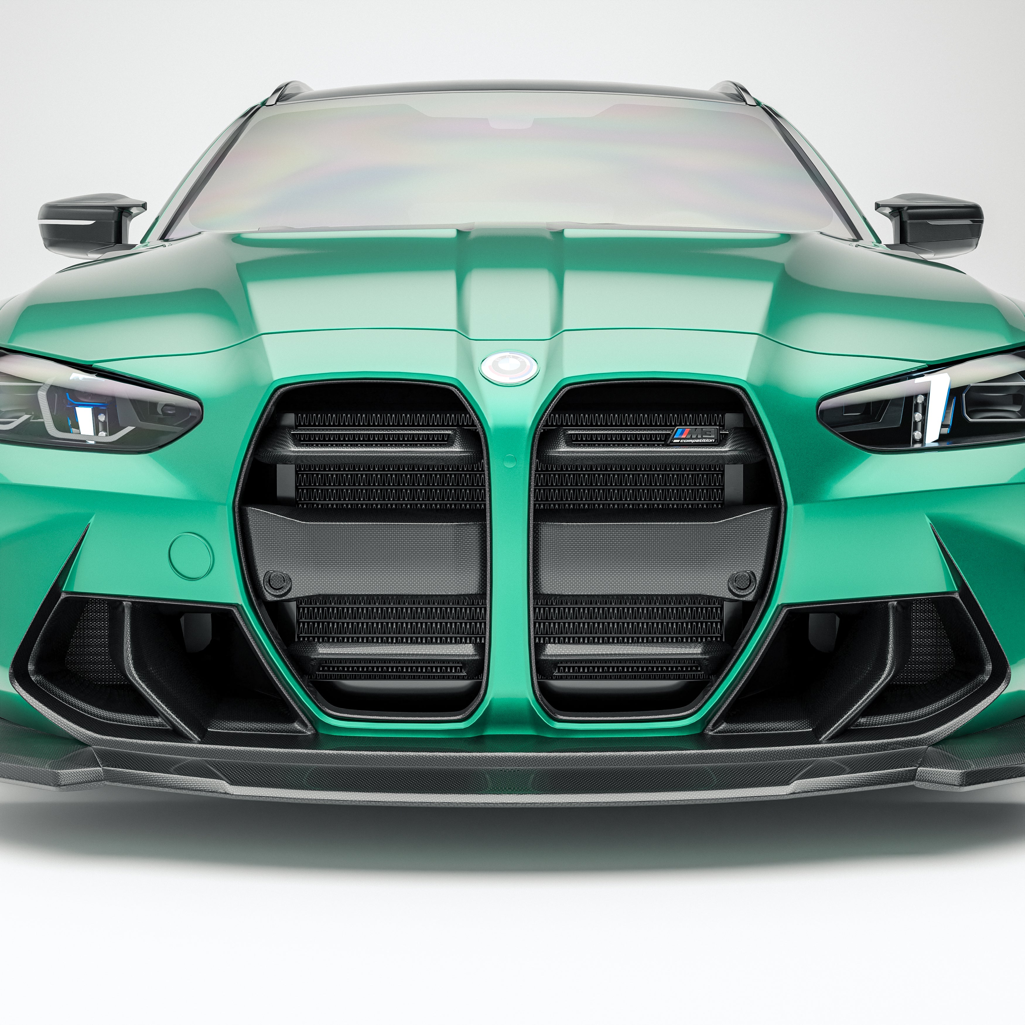 BMW M3 G81 Carbon Fiber Front Grill ( without ACC) - Revozport