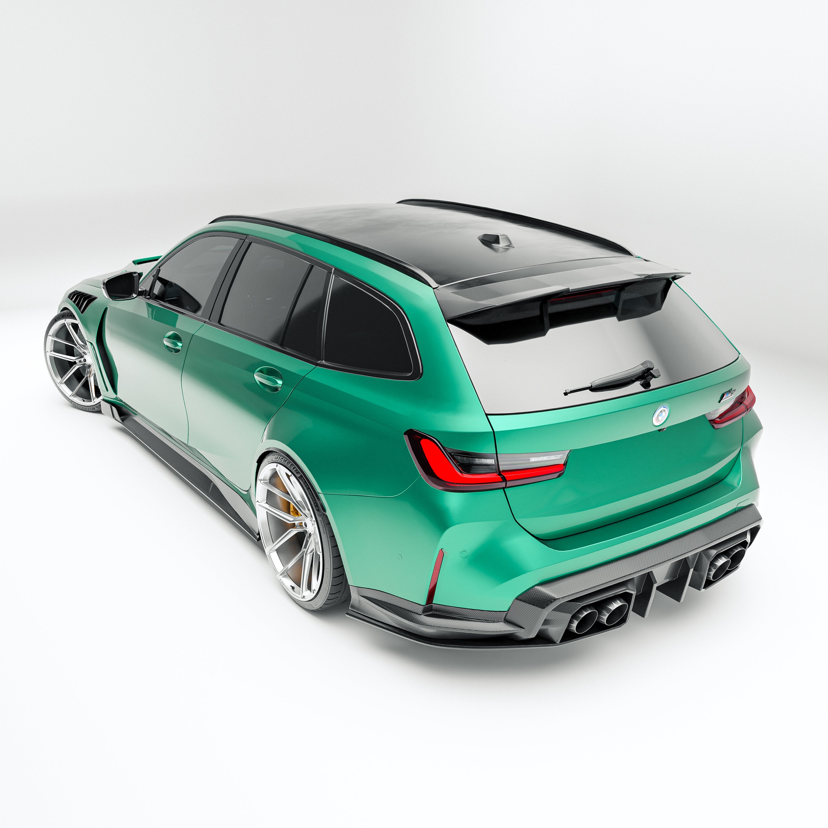 BMW M3 G81 Carbon Fiber Roof Spoiler - Revozport