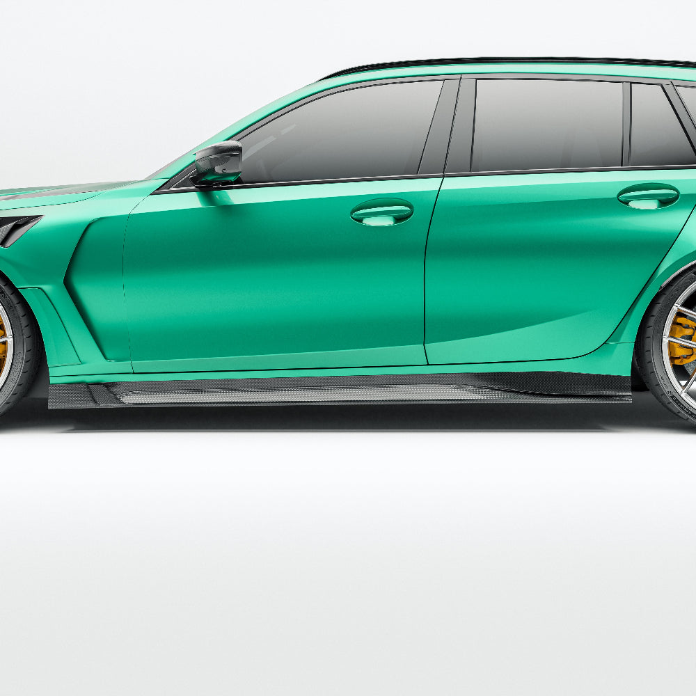 BMW M3 G81 Carbon Fiber Side Skirts - Revozport