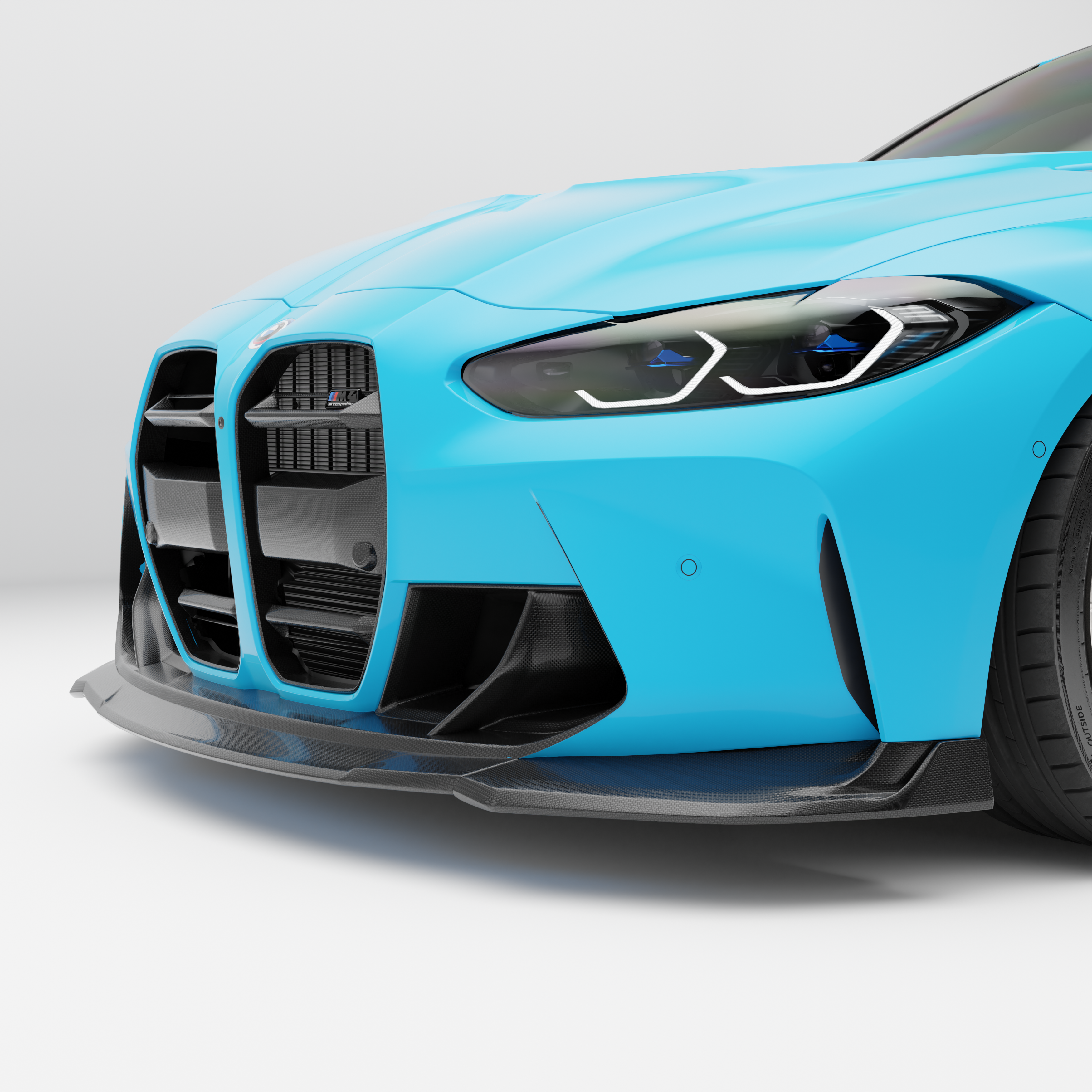 BMW M4 G82 Carbon Fiber Front Trim - Revozport