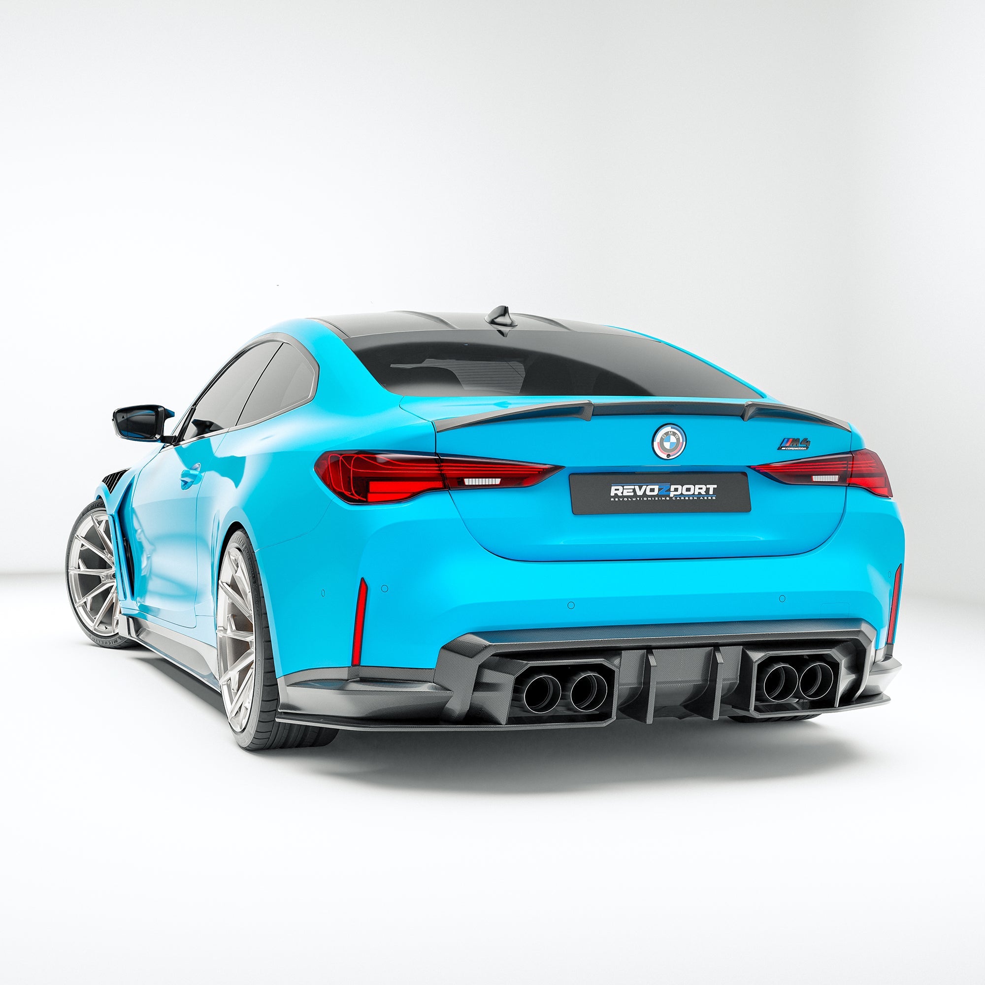 BMW M4 G82 Carbon Fiber Rear Diffuser - Revozport