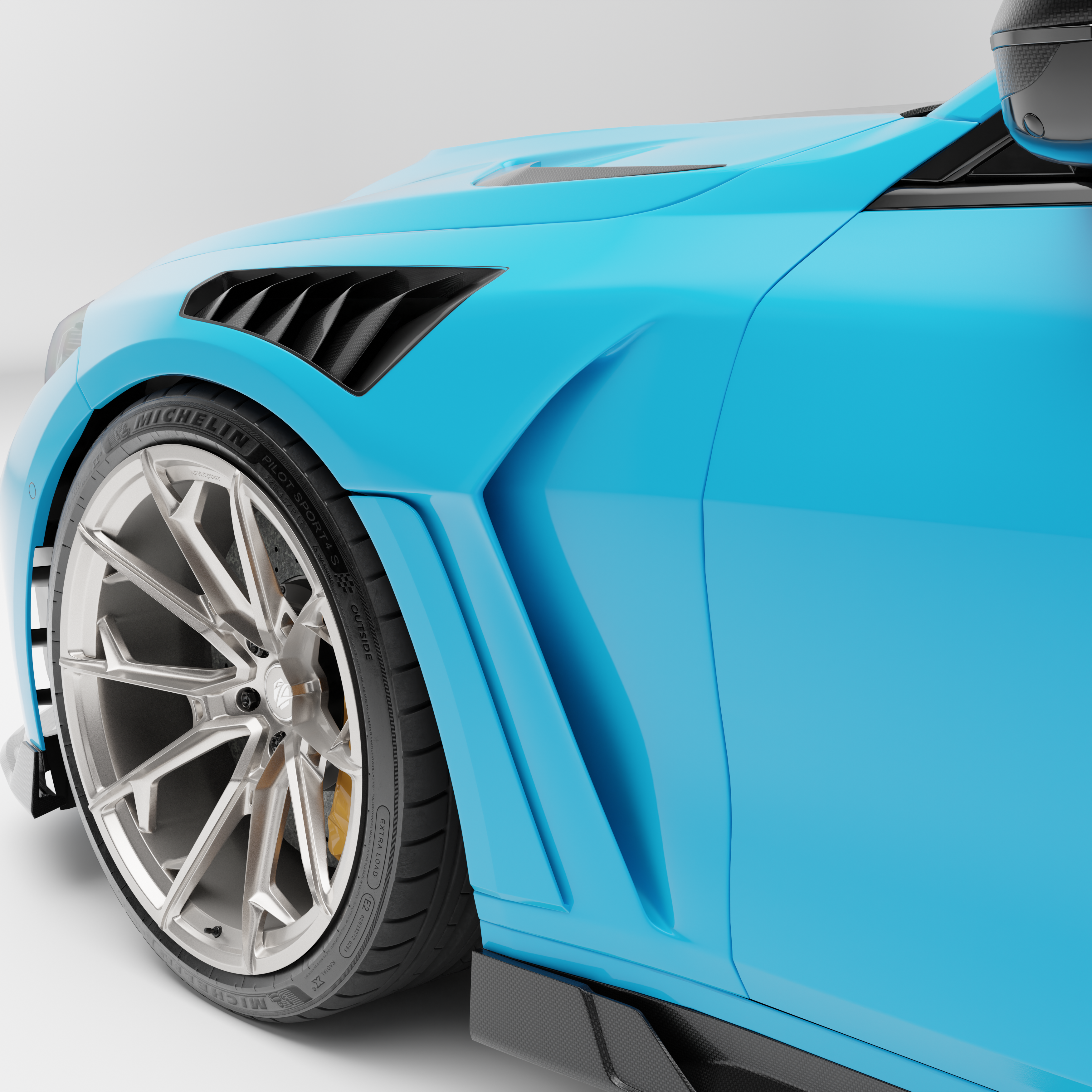 BMW M4 G82 Carbon Fiber Side Fenders - Revozport