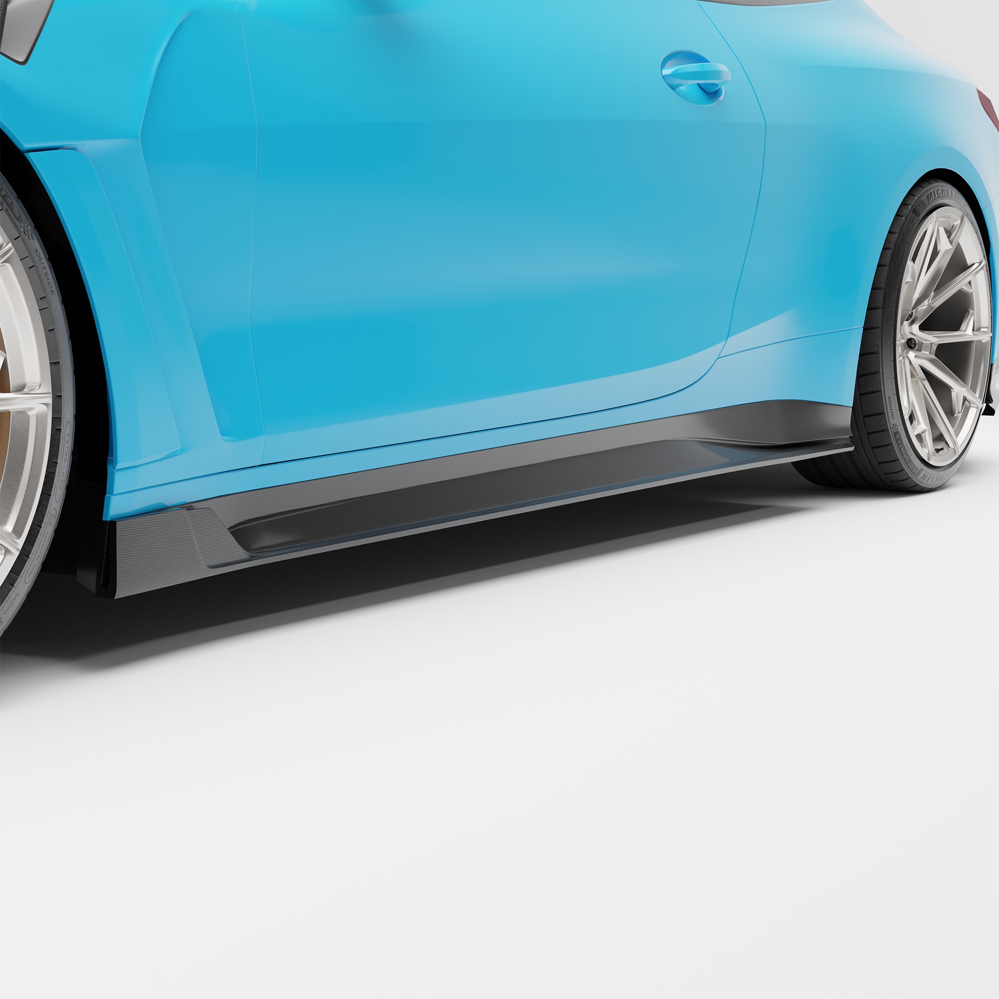 BMW M4 G82 Carbon Fiber Side Skirts - Revozport