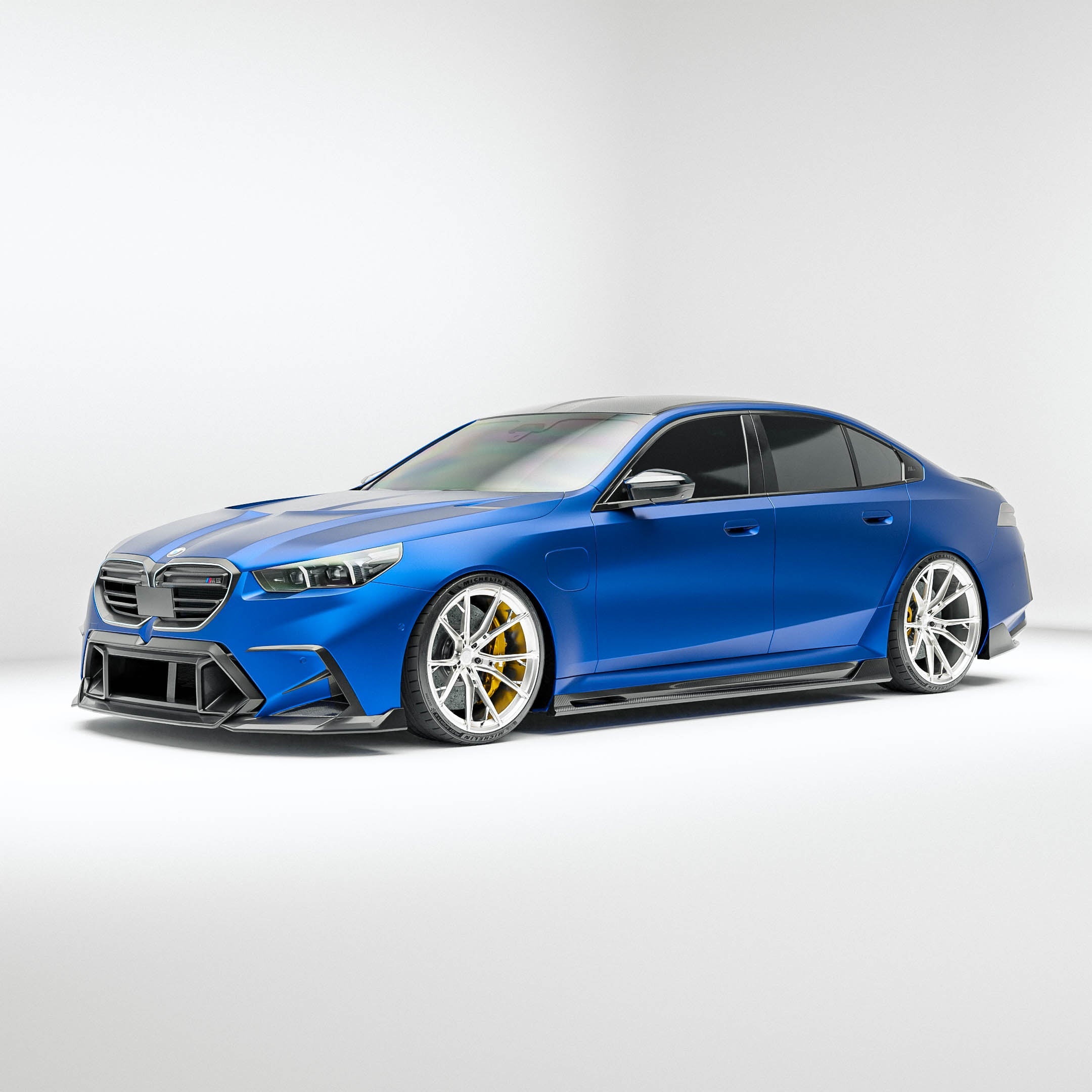 BMW M5 G90 Carbon Fiber Front Lip - Revozport