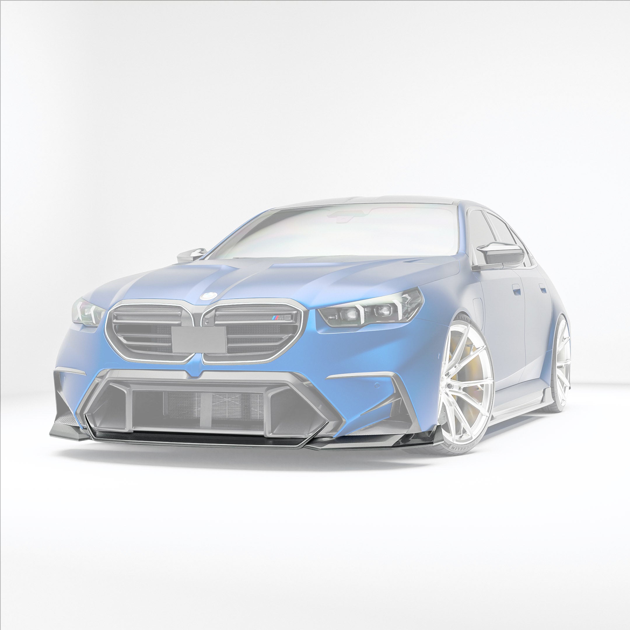 BMW M5 G90 Carbon Fiber Front Lip - Revozport