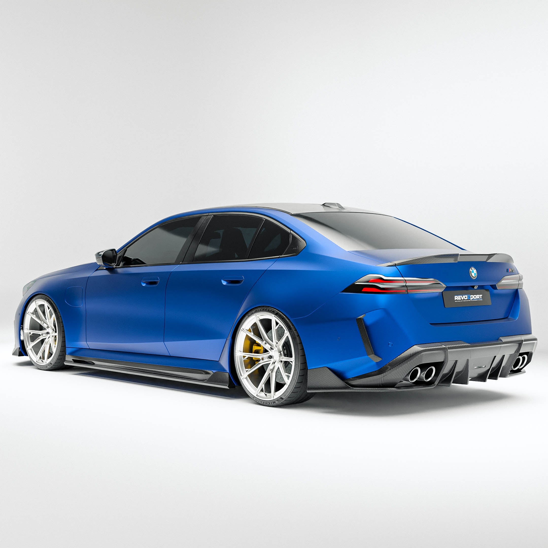 BMW M5 G90 Carbon Fiber Rear Diffuser - Revozport