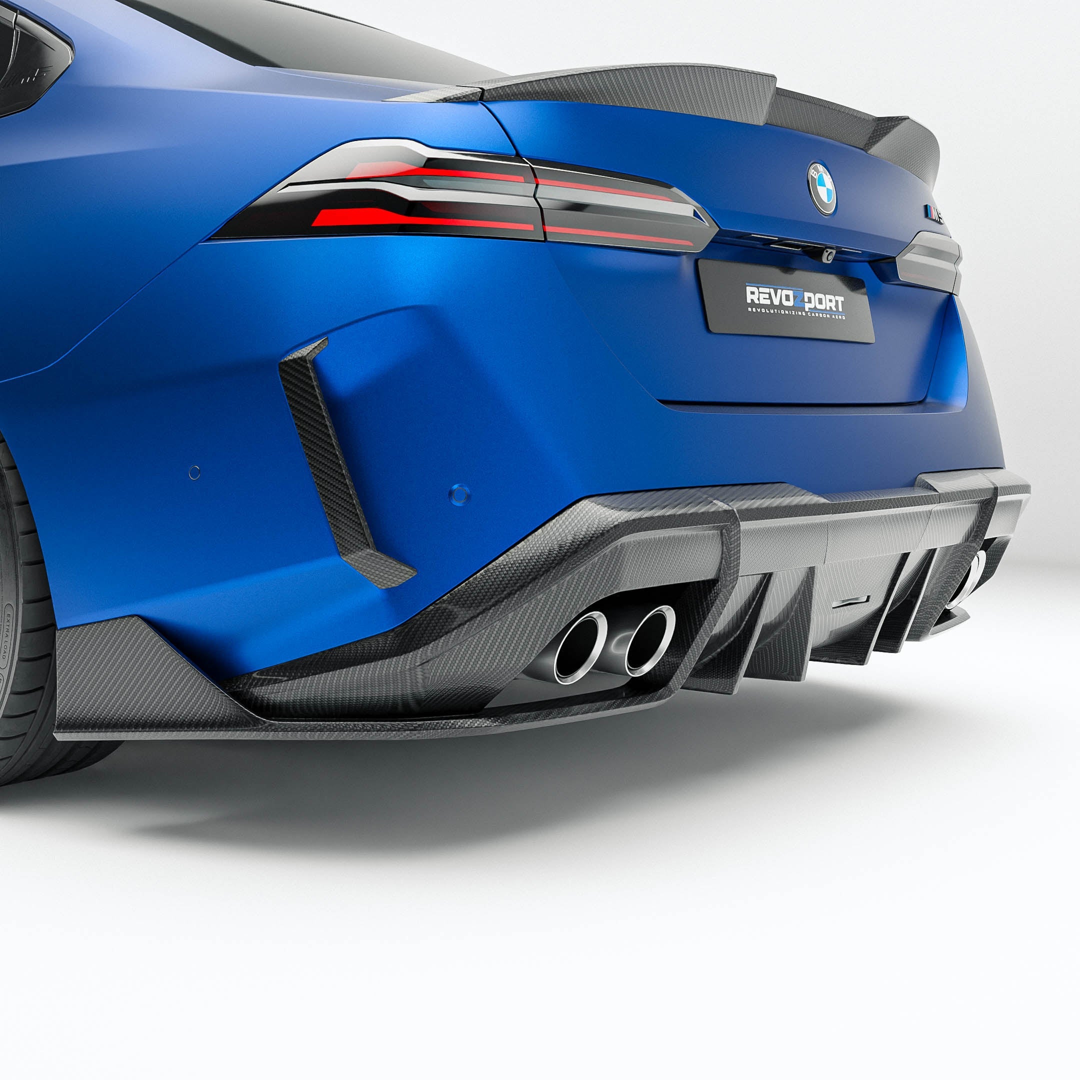 BMW M5 G90 Carbon Fiber Rear Diffuser - Revozport