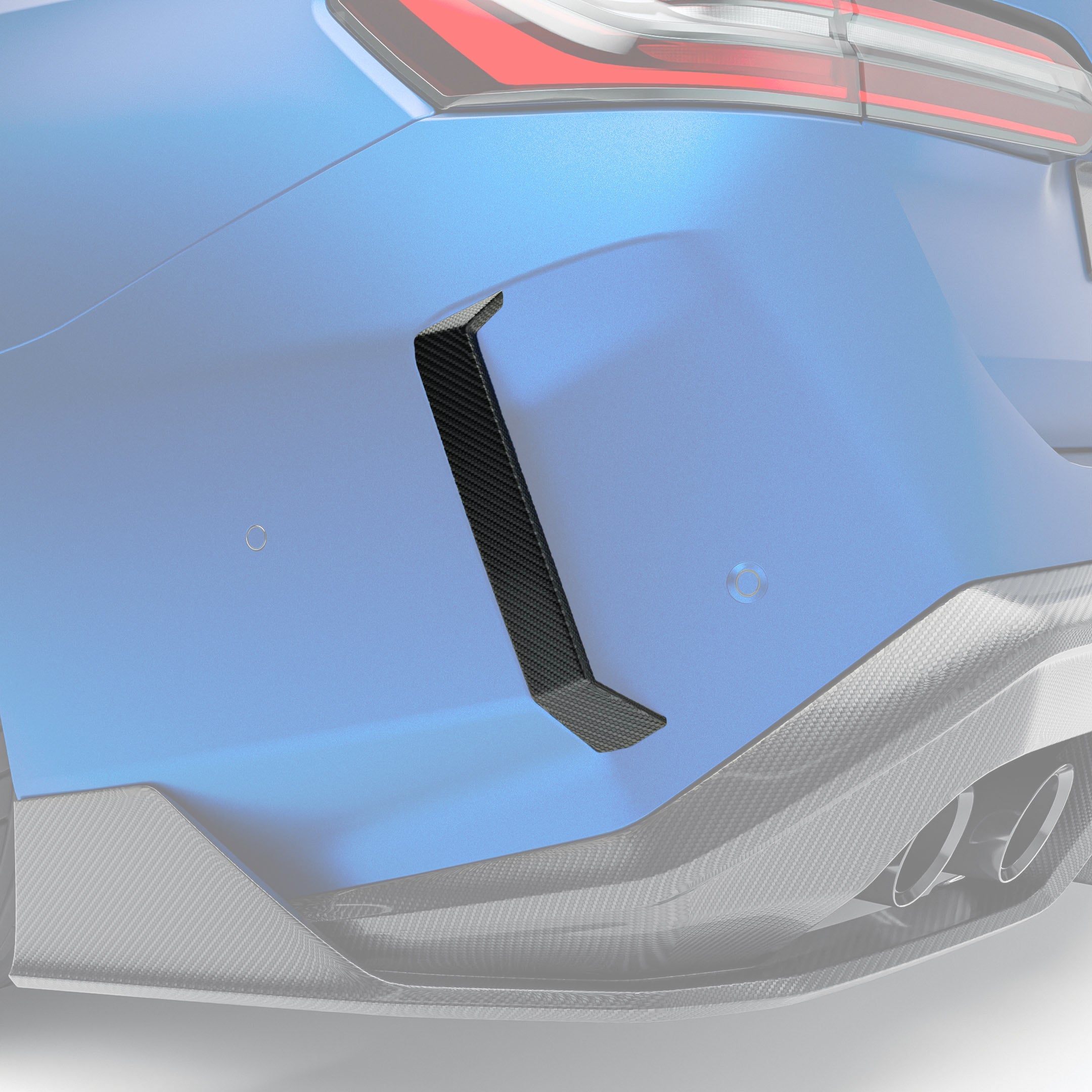 BMW M5 G99 Carbon Fiber Rear Canards - Revozport