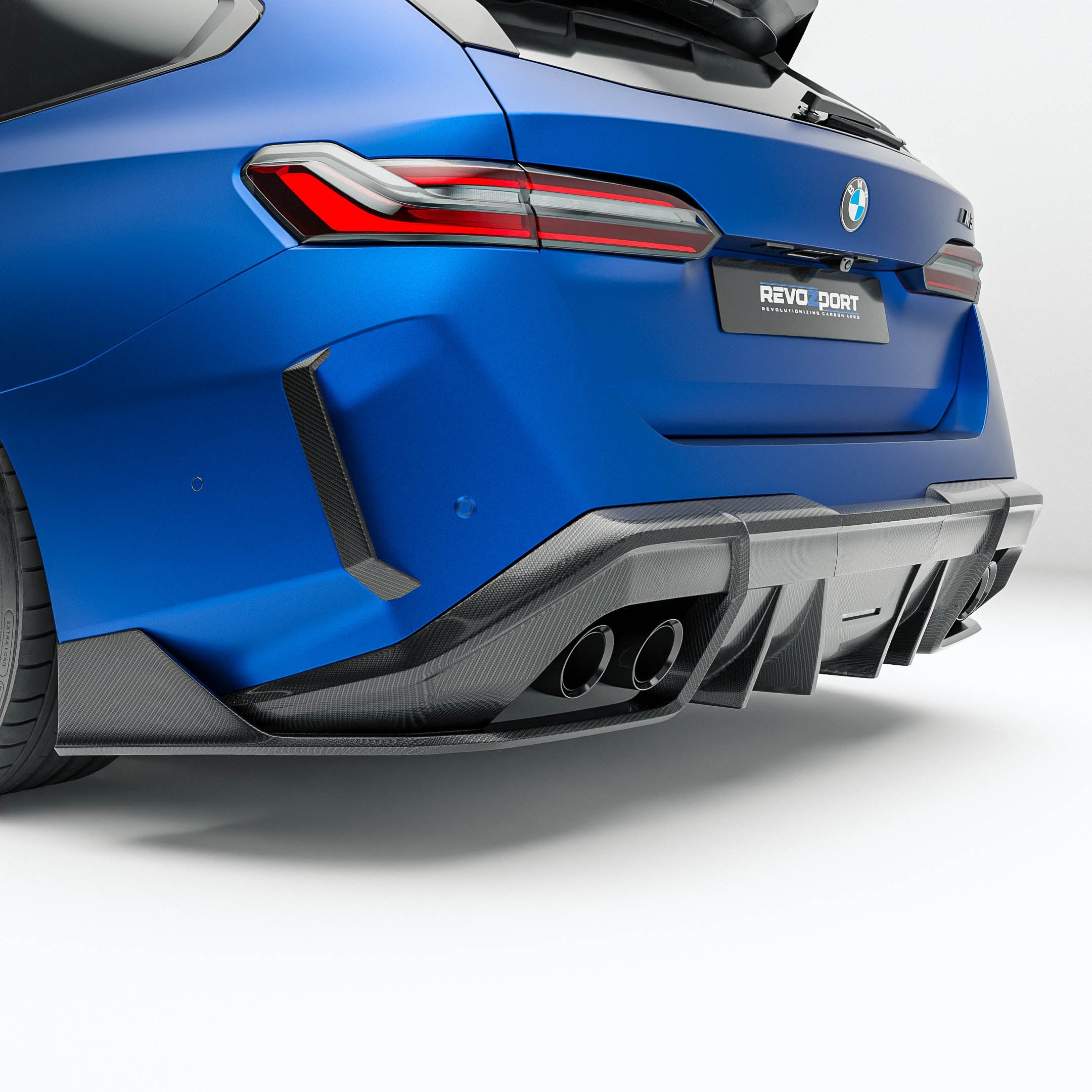 BMW M5 G99 Carbon Fiber Rear Diffuser - Revozport