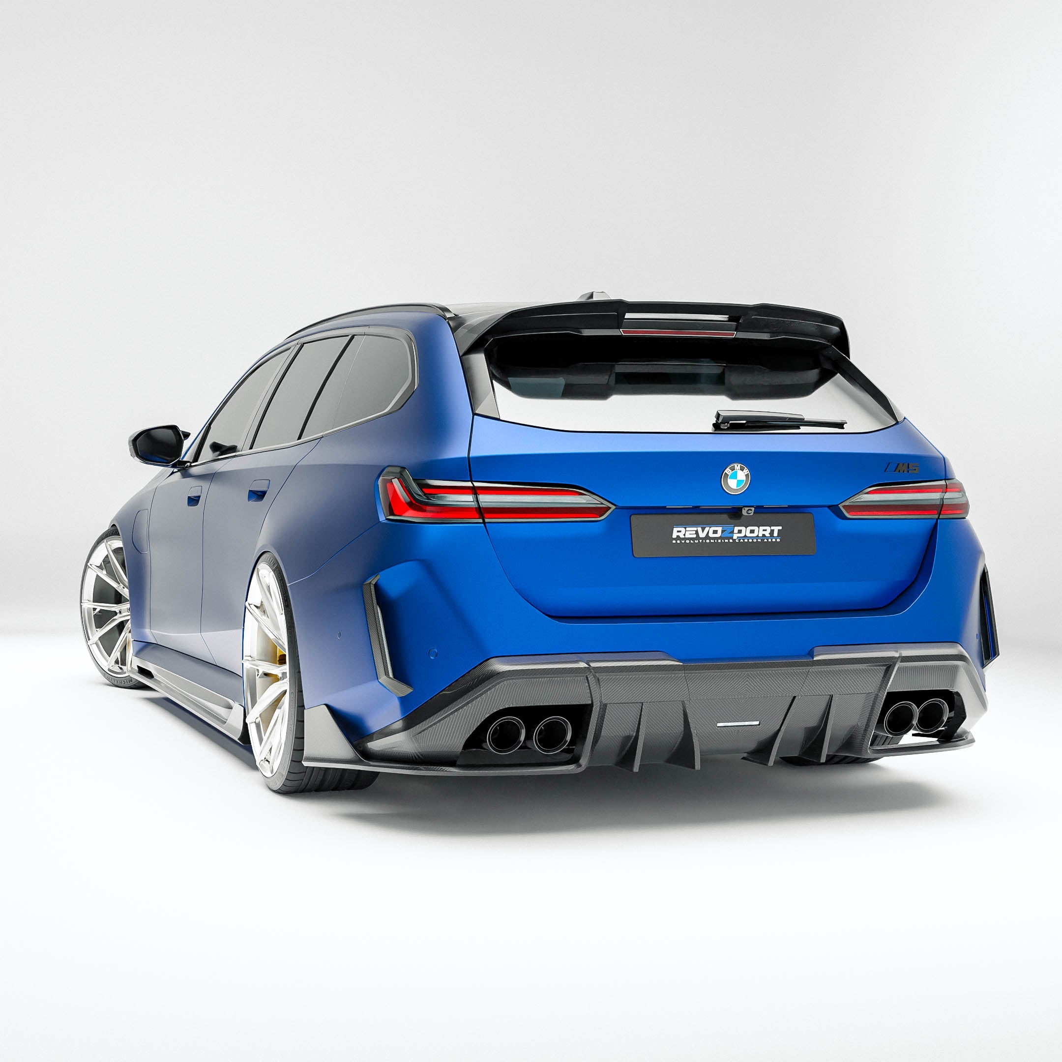 BMW M5 G99 Carbon Fiber Rear Diffuser - Revozport
