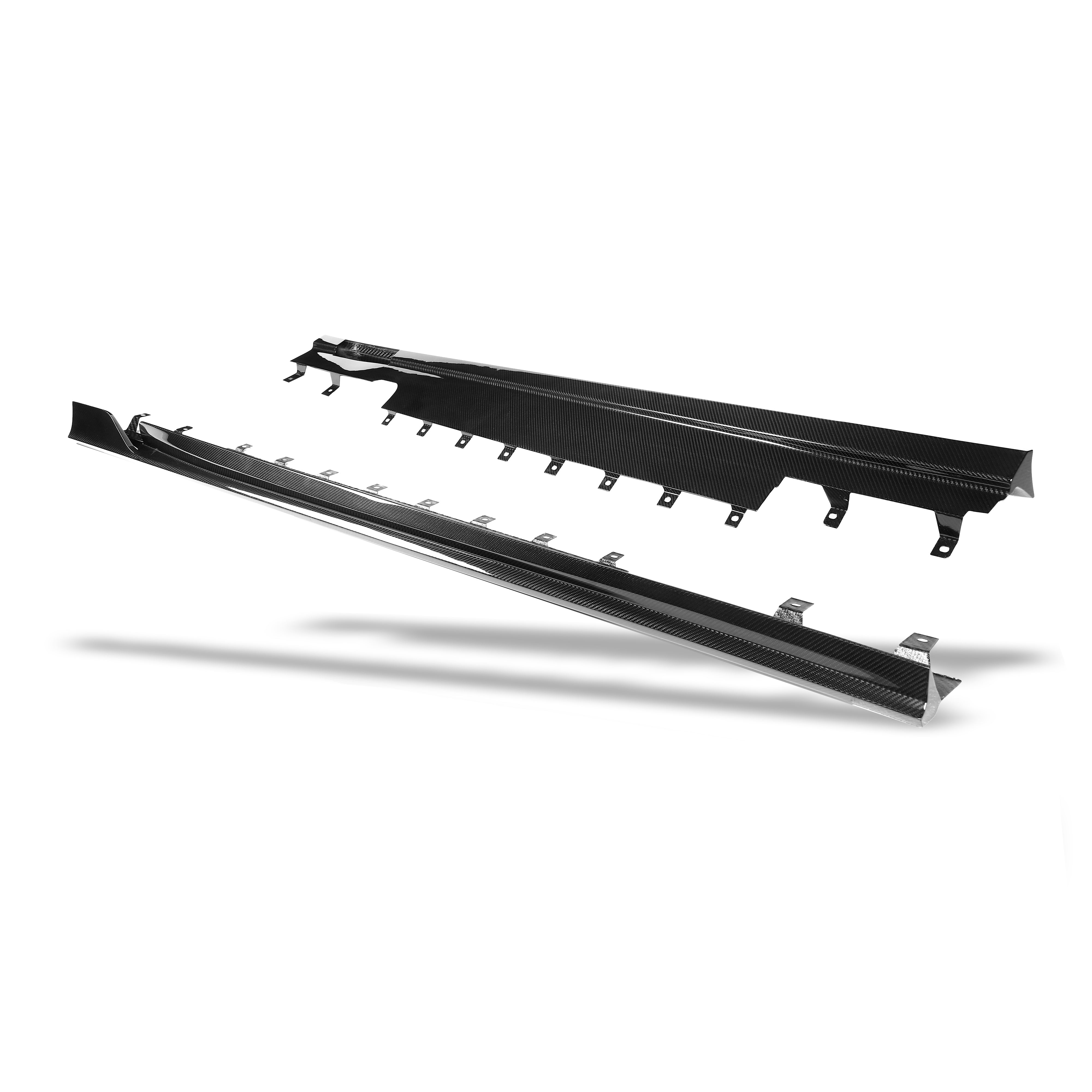 BMW M5 G90 Carbon Fiber Side Skirts - Revozport