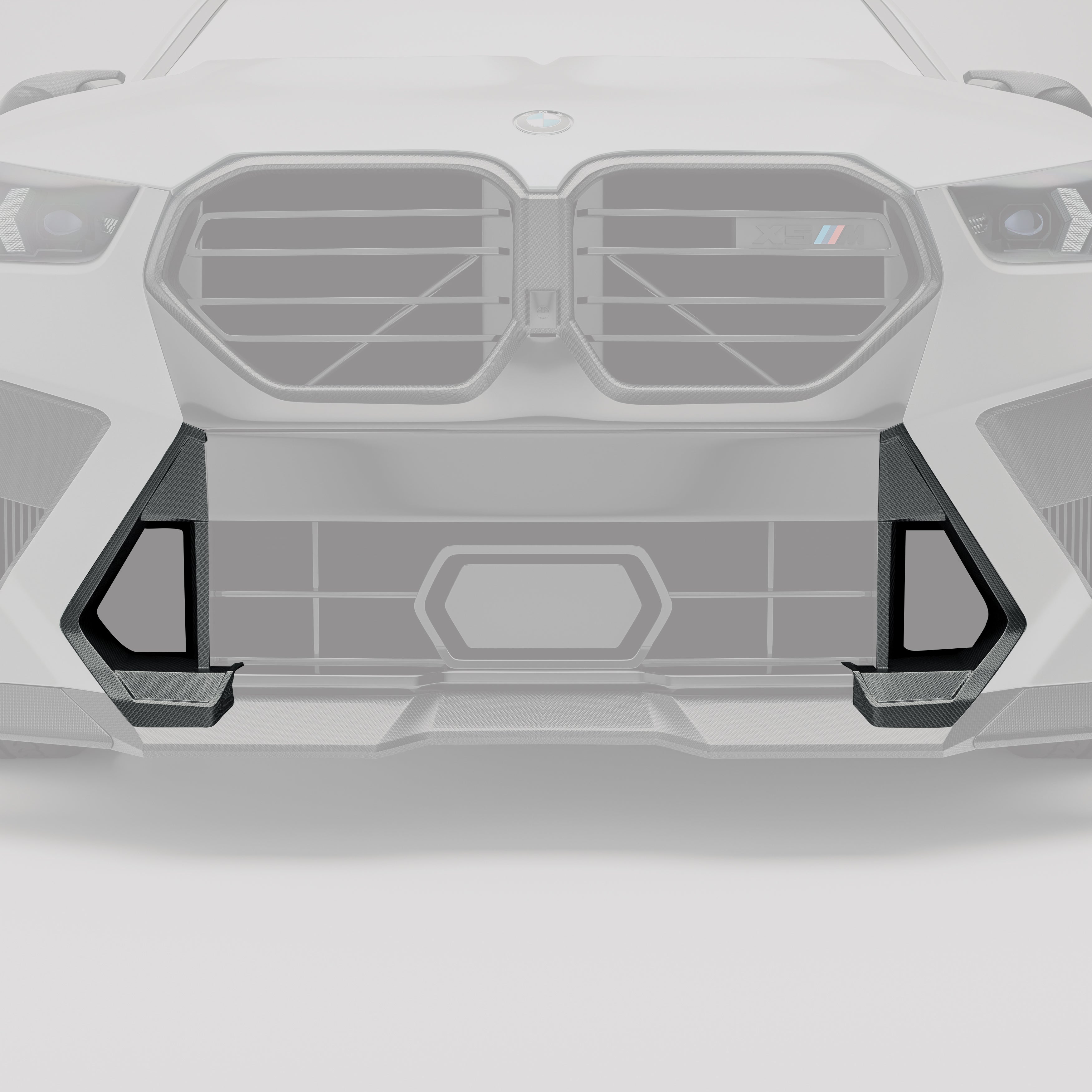 BMW X5M F95 LCI Carbon Fiber Front Vents - Revozport