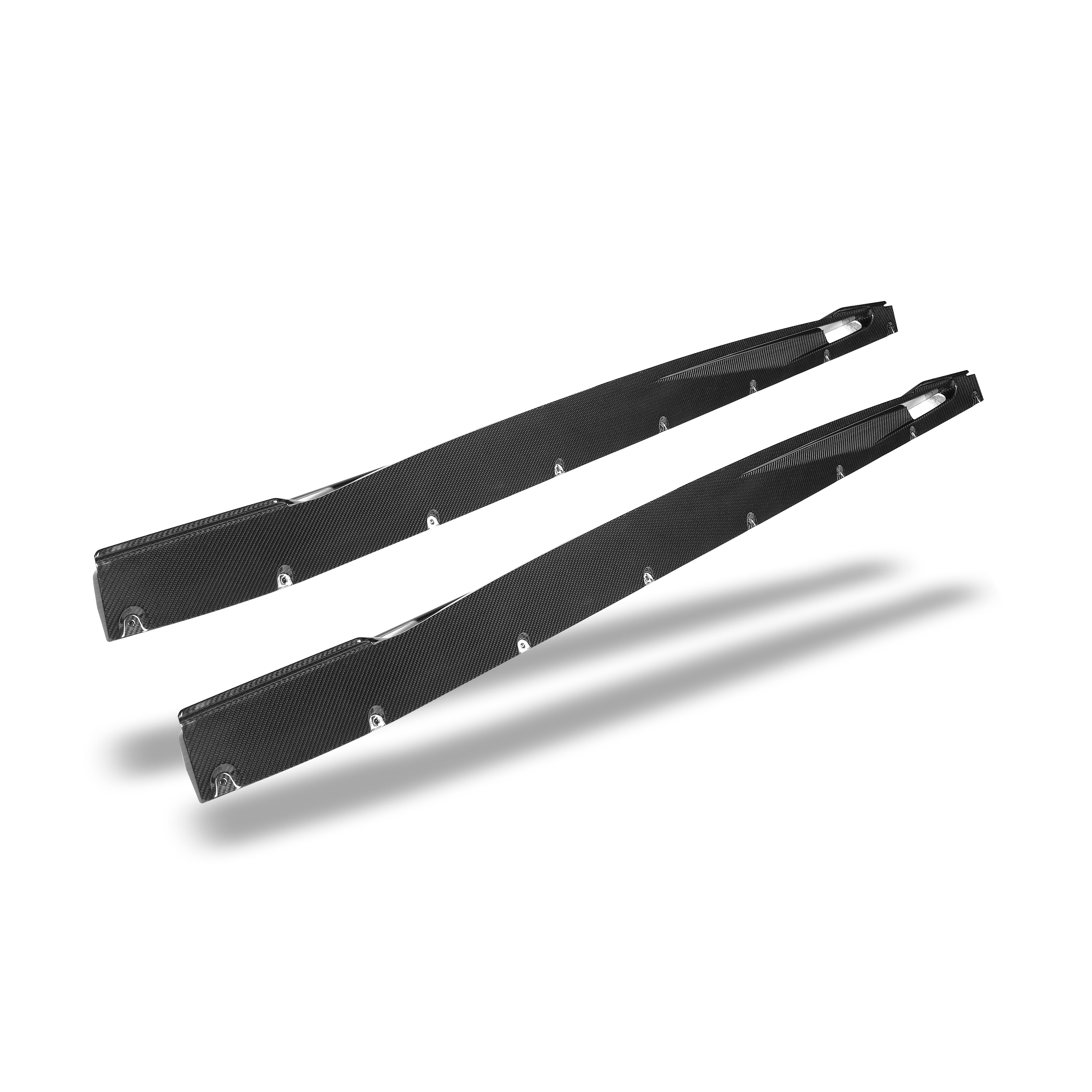 BMW X5M F95 LCI Carbon Fiber Side Skirts - Revozport