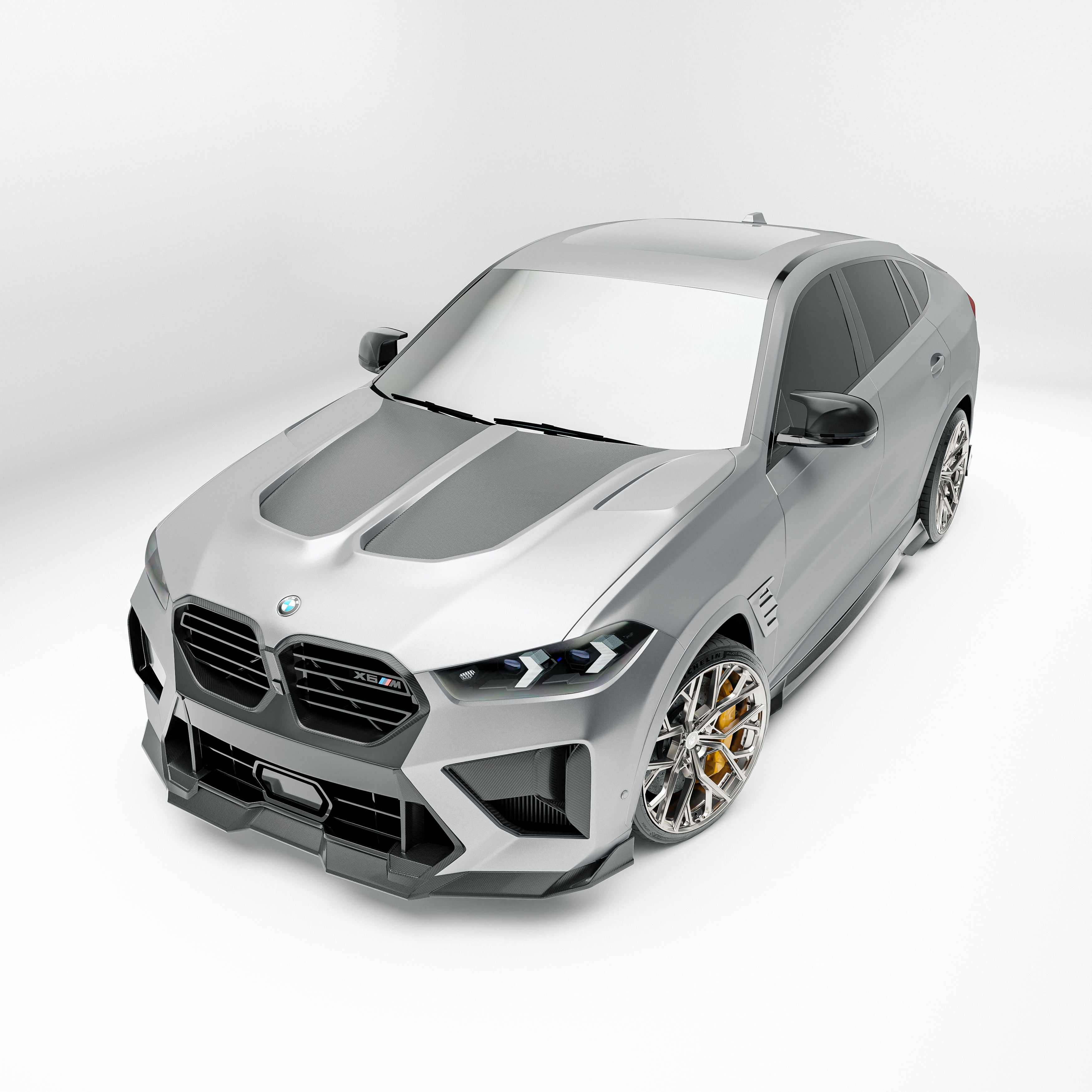 BMW X6M F96 LCI Carbon Fiber Bodykit - Revozport