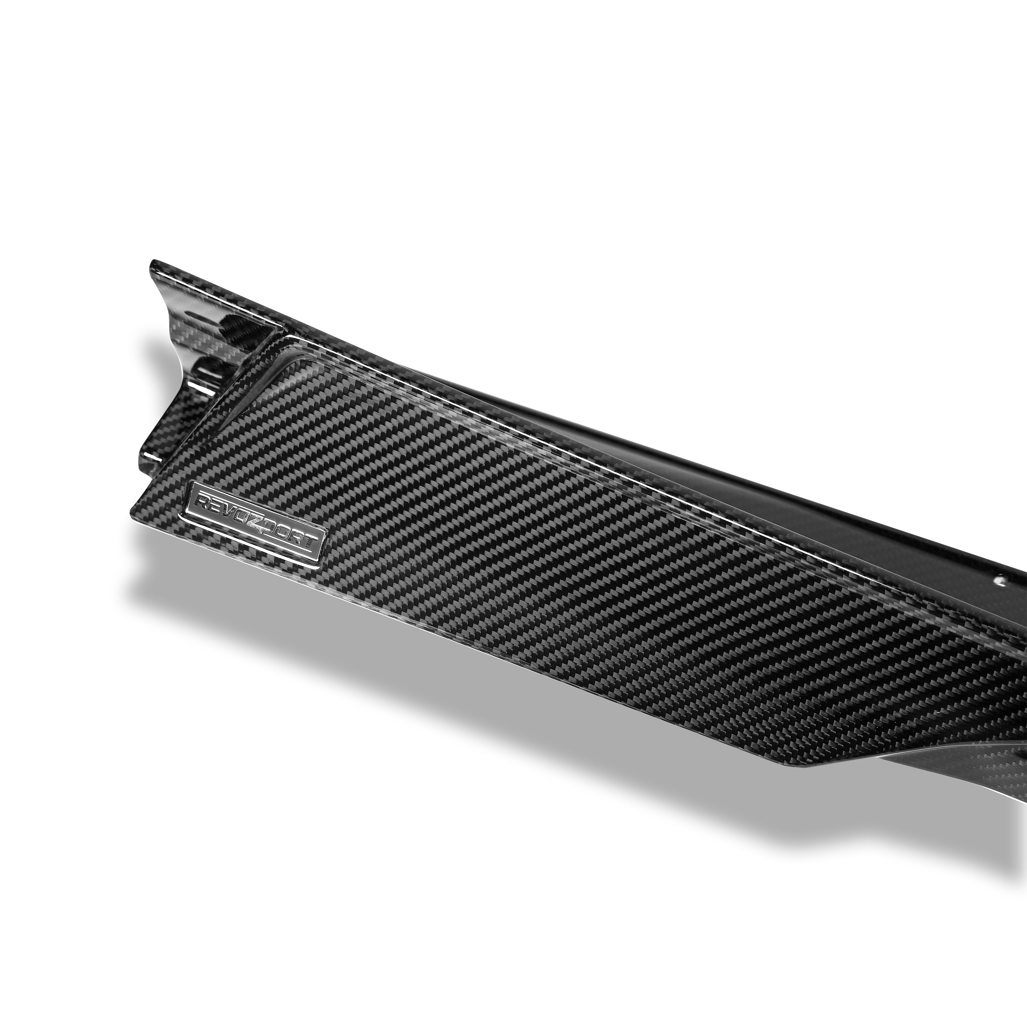 BMW X6M F96 LCI Carbon Fiber Side Skirts - Revozport