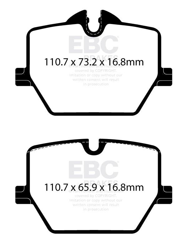 EBC BlueStuff Rear Brake Pads BMW G M240i M340i M440i M SPORT CALIPER & M PERFORMANCE DP52415NDX