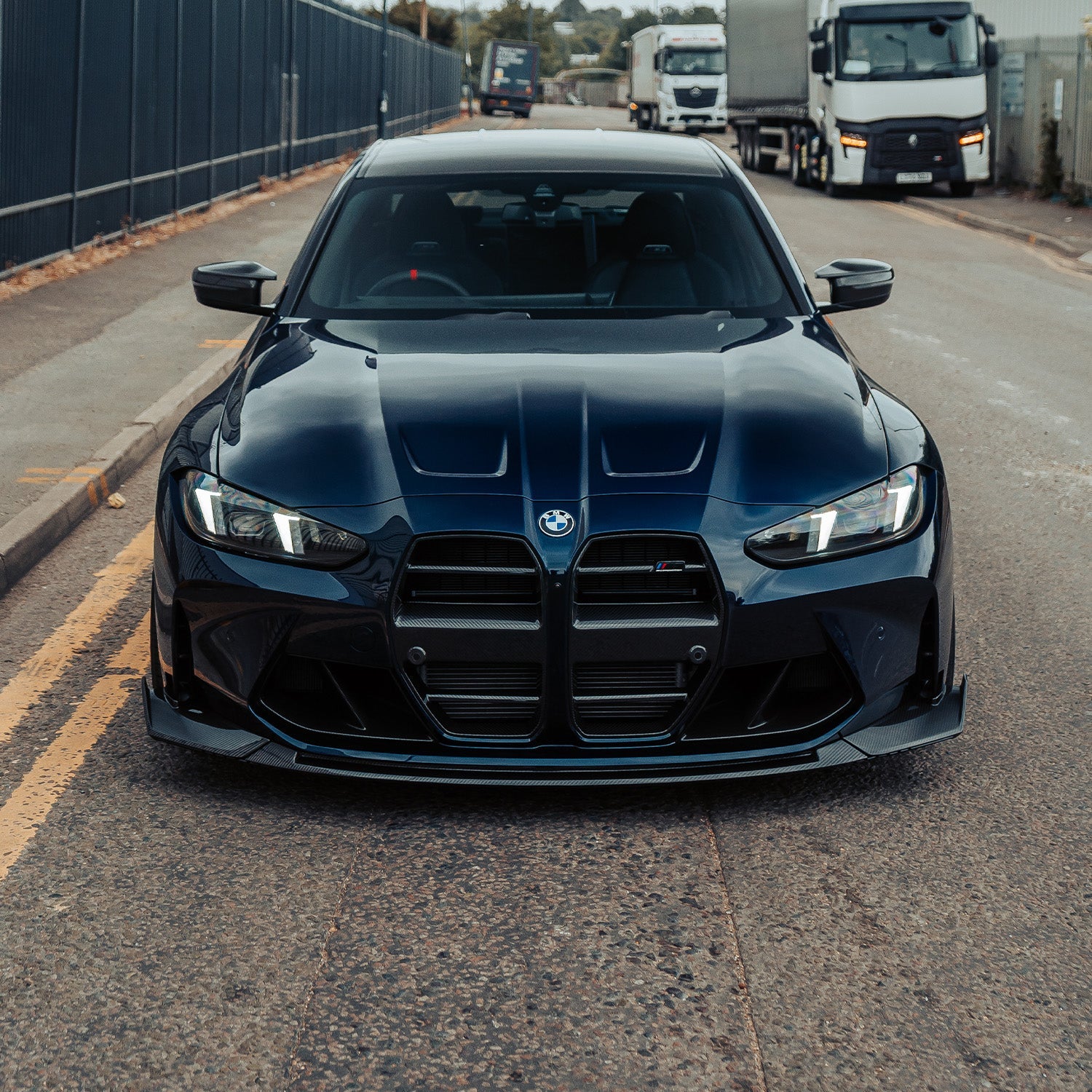 MHC+ BMW G80/G81 M3 & G82/G83 M4 Pre Preg Carbon Fibre CS Style Front Splitter