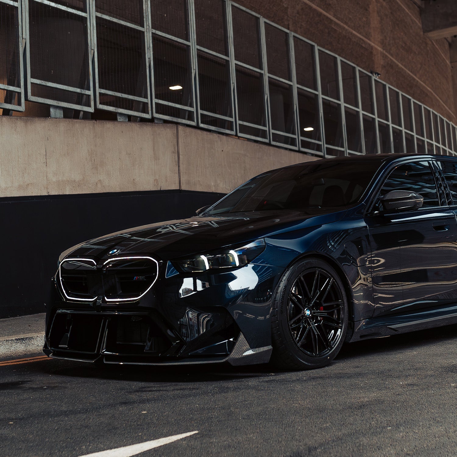 MHC+ BMW G90 & G99 M5 Pre Preg Carbon Fibre Performance Style Front Splitter