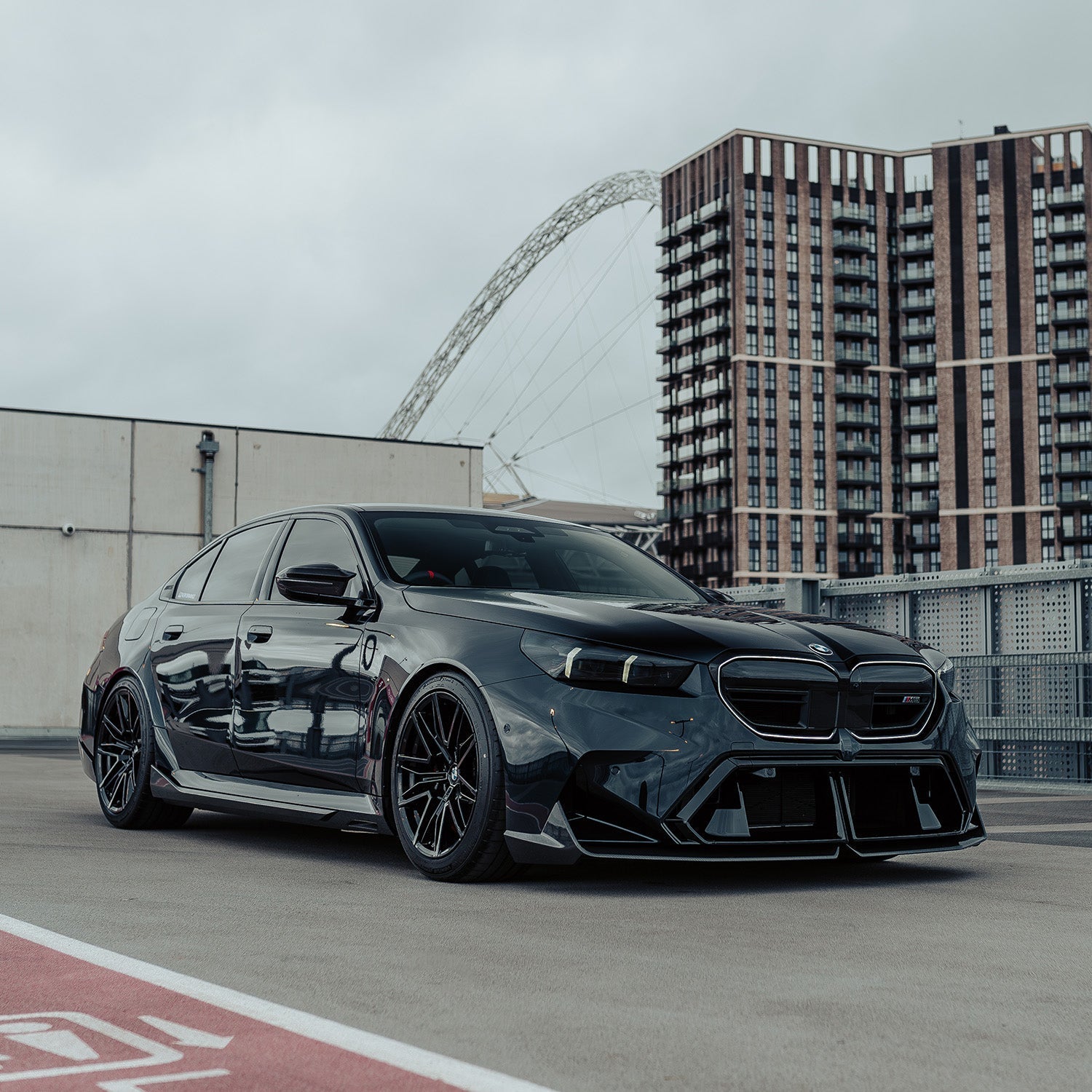 MHC+ BMW G90 & G99 M5 Pre Preg Carbon Fibre Performance Style Front Splitter