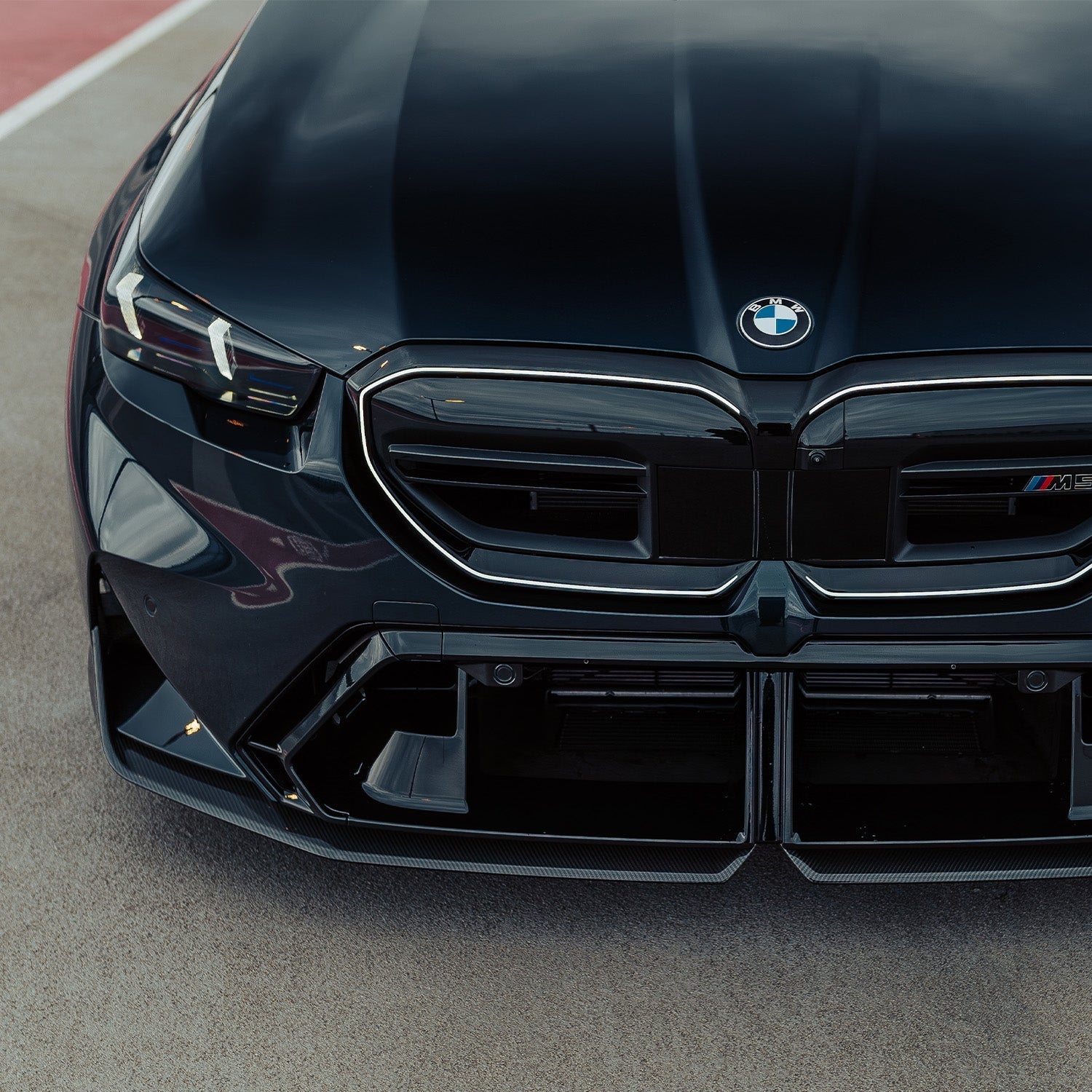 MHC+ BMW G90 & G99 M5 Pre Preg Carbon Fibre Performance Style Front Splitter